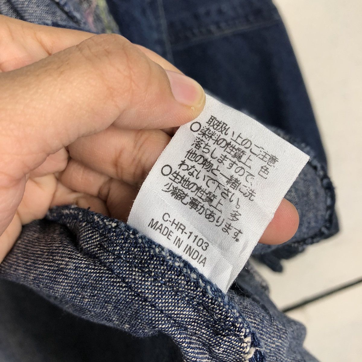 Japanese Brand 📌Vintage Denim Jacket Unbranded Floral Embroidered Big Logo Size US M / EU 48-50 / 2 - 20 Thumbnail