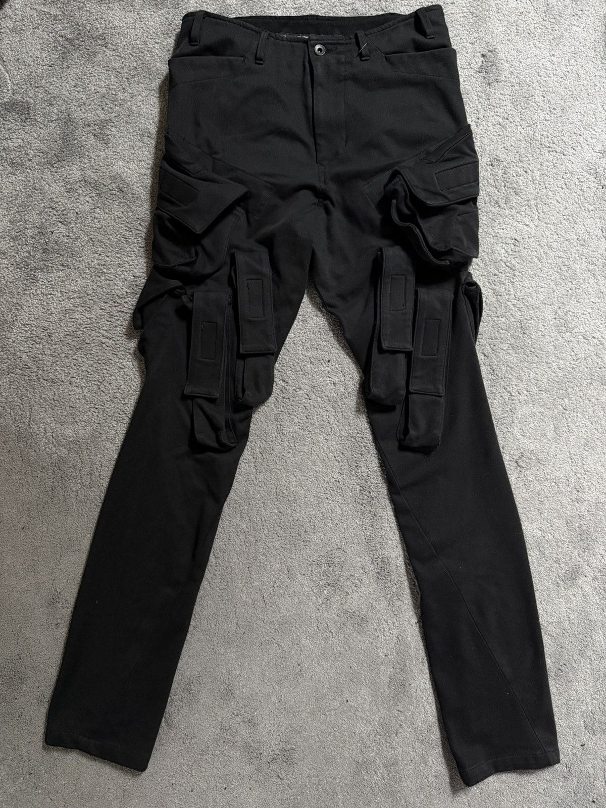 Julius Julius 7 Gasmask cargo sweat pants black size 1 Size US 32 / EU 48 - 1 Thumbnail