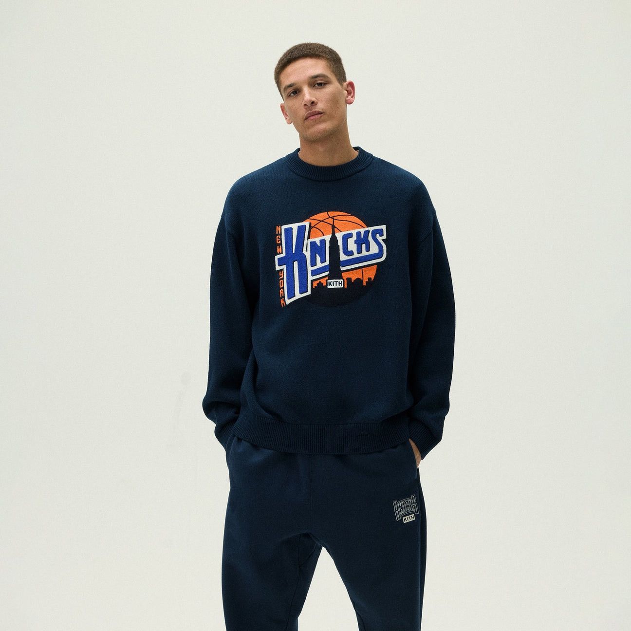 Kith Kith for NY Knicks Ball Lewis Sweater Nocturnal Size XL Size US XL / EU 56 / 4 - 2 Thumbnail