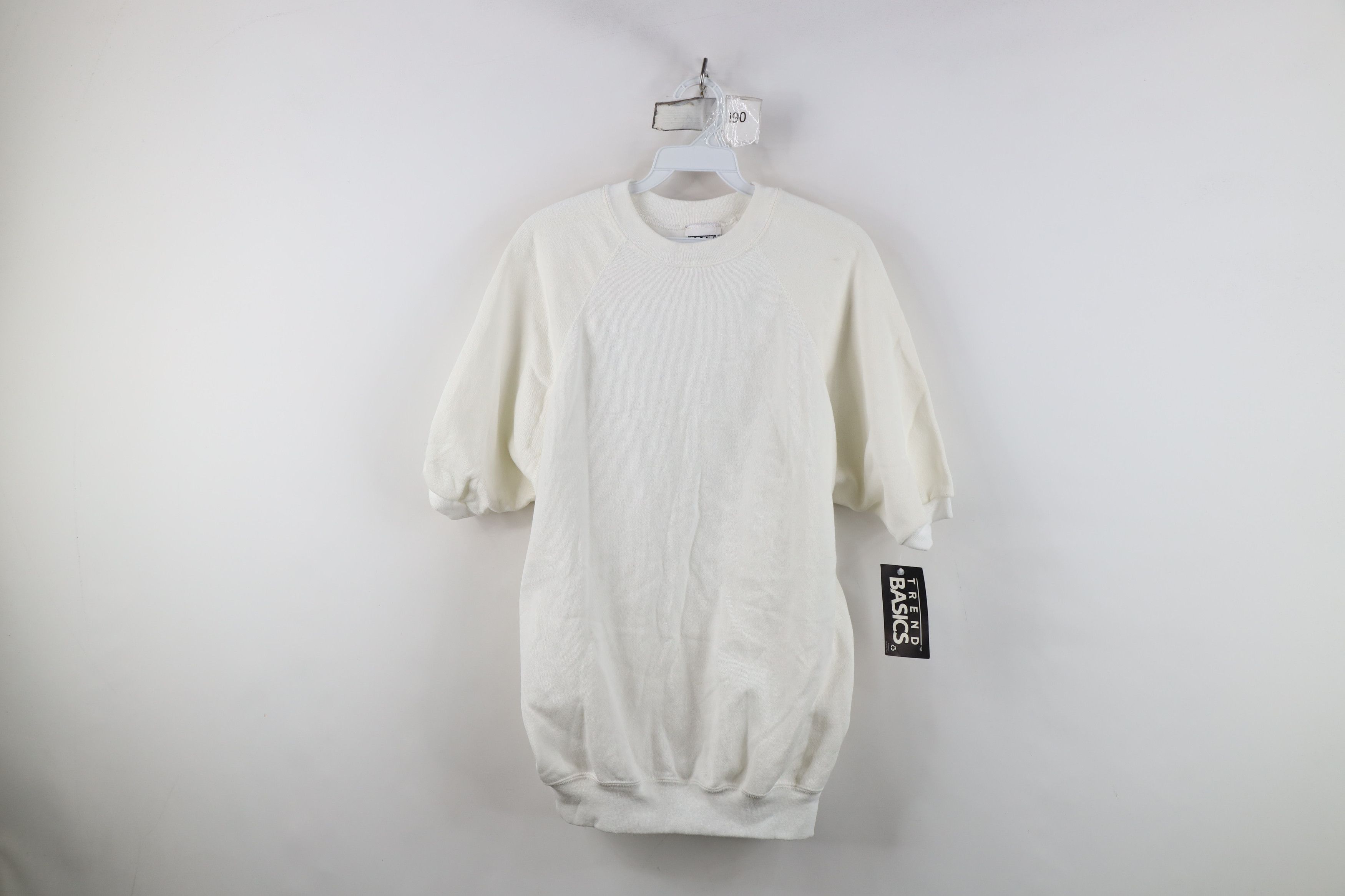 Vintage Deadstock Vintage 90s Streetwear Short Sleeve Sweatshirt USA Size US L / EU 52-54 / 3 - 1 Thumbnail