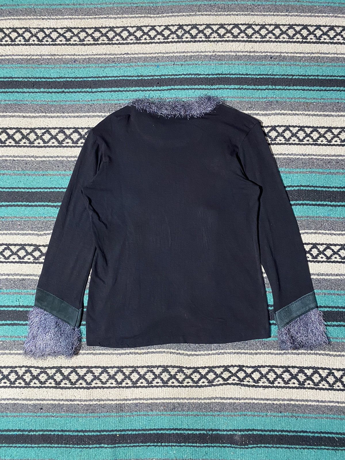 If Six Was Nine 2000s Unknown Brand - Fur Faux Longsleeve Size US S / EU 44-46 / 1 - 3 Thumbnail