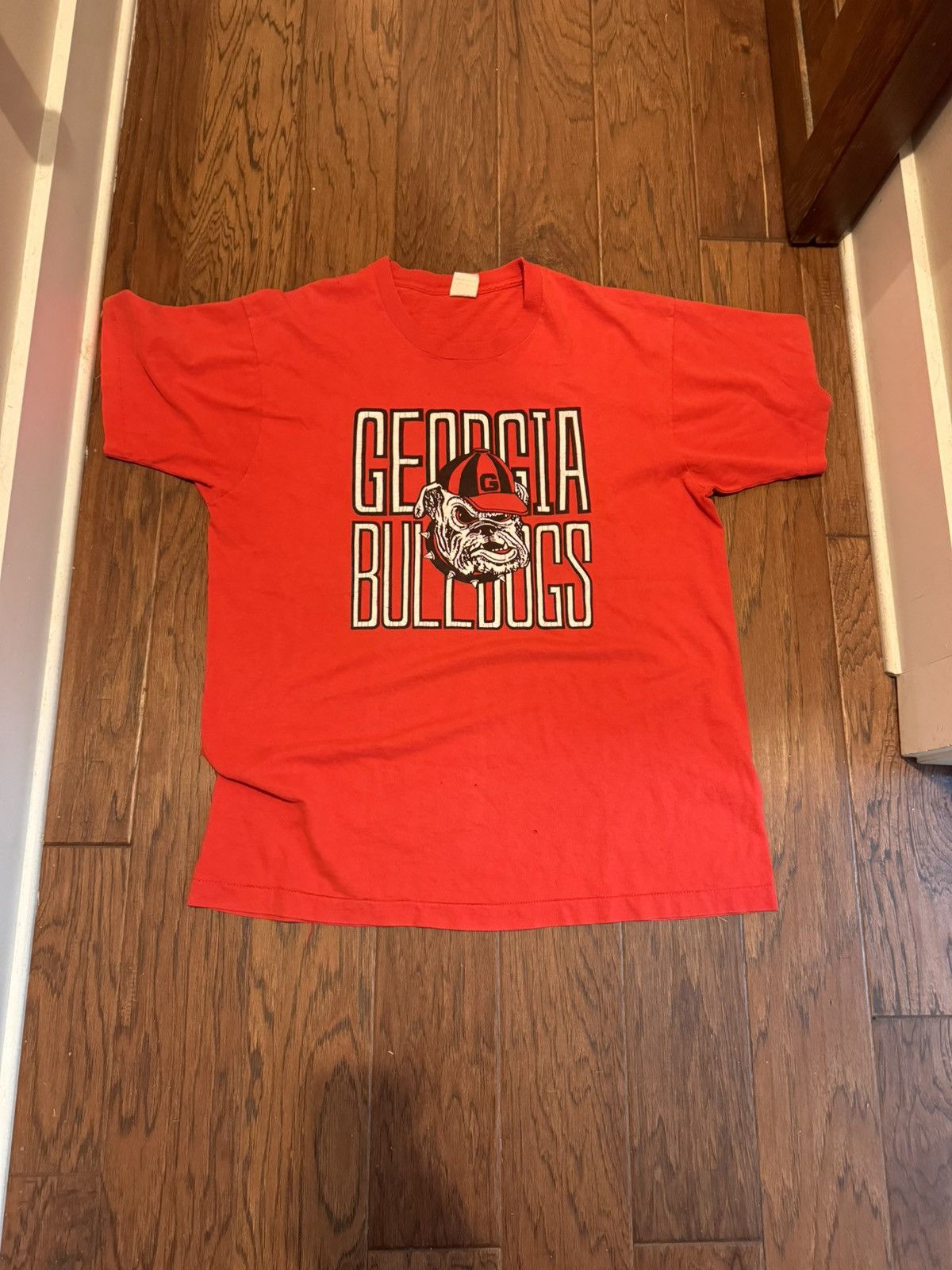 NCAA × Vintage Vintage UGA Single Stitch Tee Size US XL / EU 56 / 4 - 1 Thumbnail