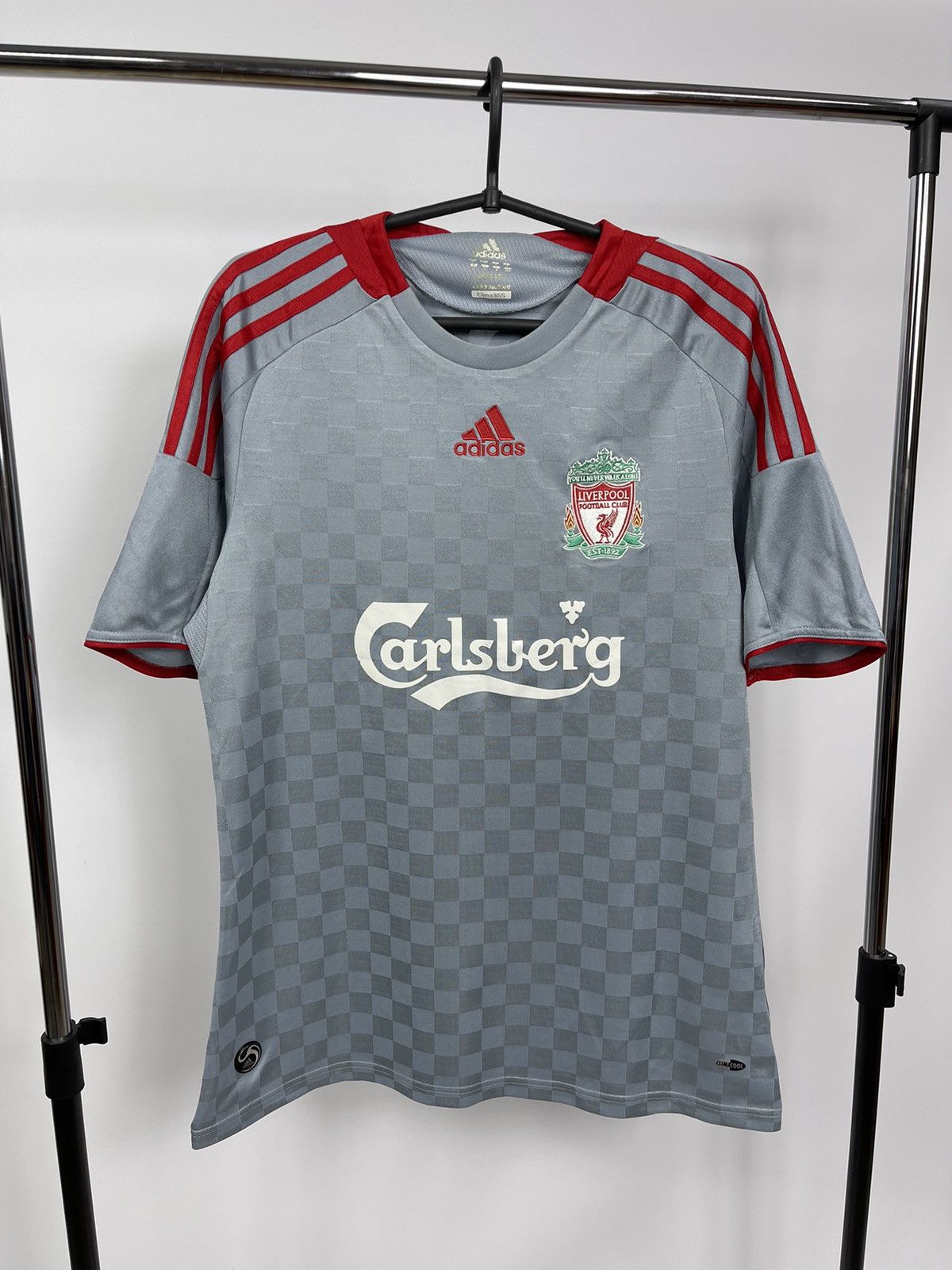 Adidas Adidas Liverpool FC 2008-2009 Away Torres #9, Gray, Size M Size US M / EU 48-50 / 2 - 2 Thumbnail