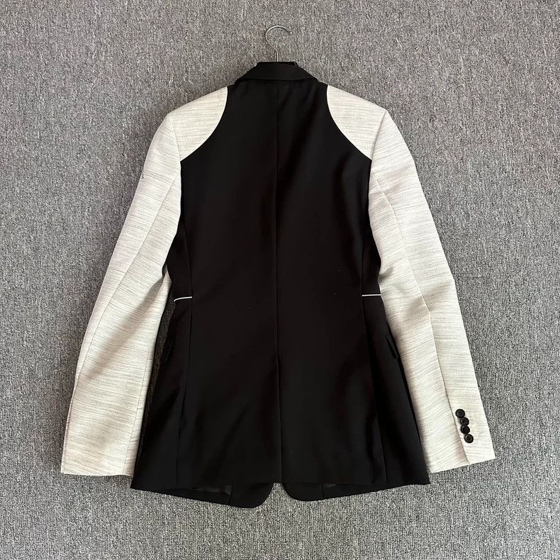 Dior Dior 18fw slogan white line stitching wool suit 2501-Nexta Size 48R - 3 Thumbnail