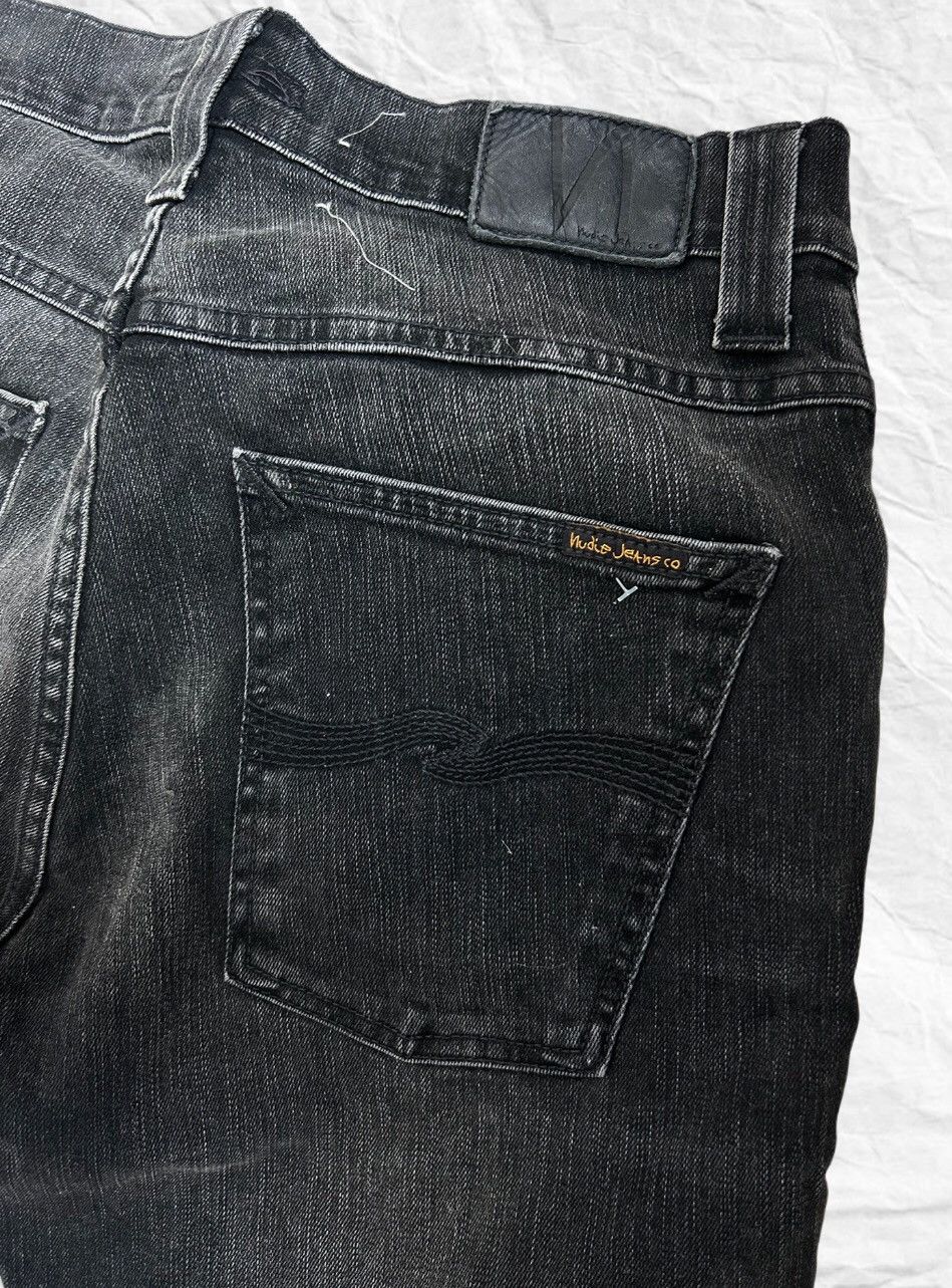 Nudie Jeans Nudie Jeans Co Organic Black Wash Denim Size US 31 - 6 Thumbnail
