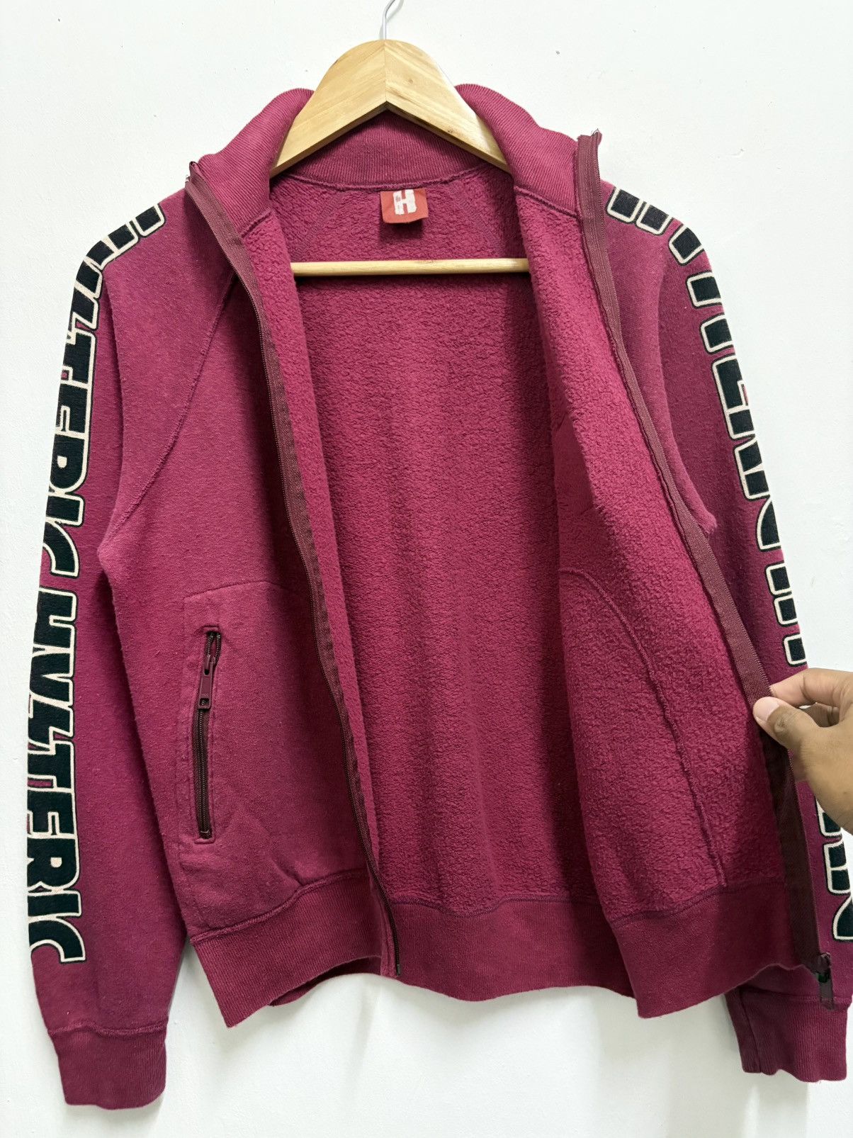 Hysteric Glamour Vintage 90’s Hysteric Glamour / Band Kiss Zip-Up Sweaters Size M / US 6-8 / IT 42-44 - 4 Thumbnail