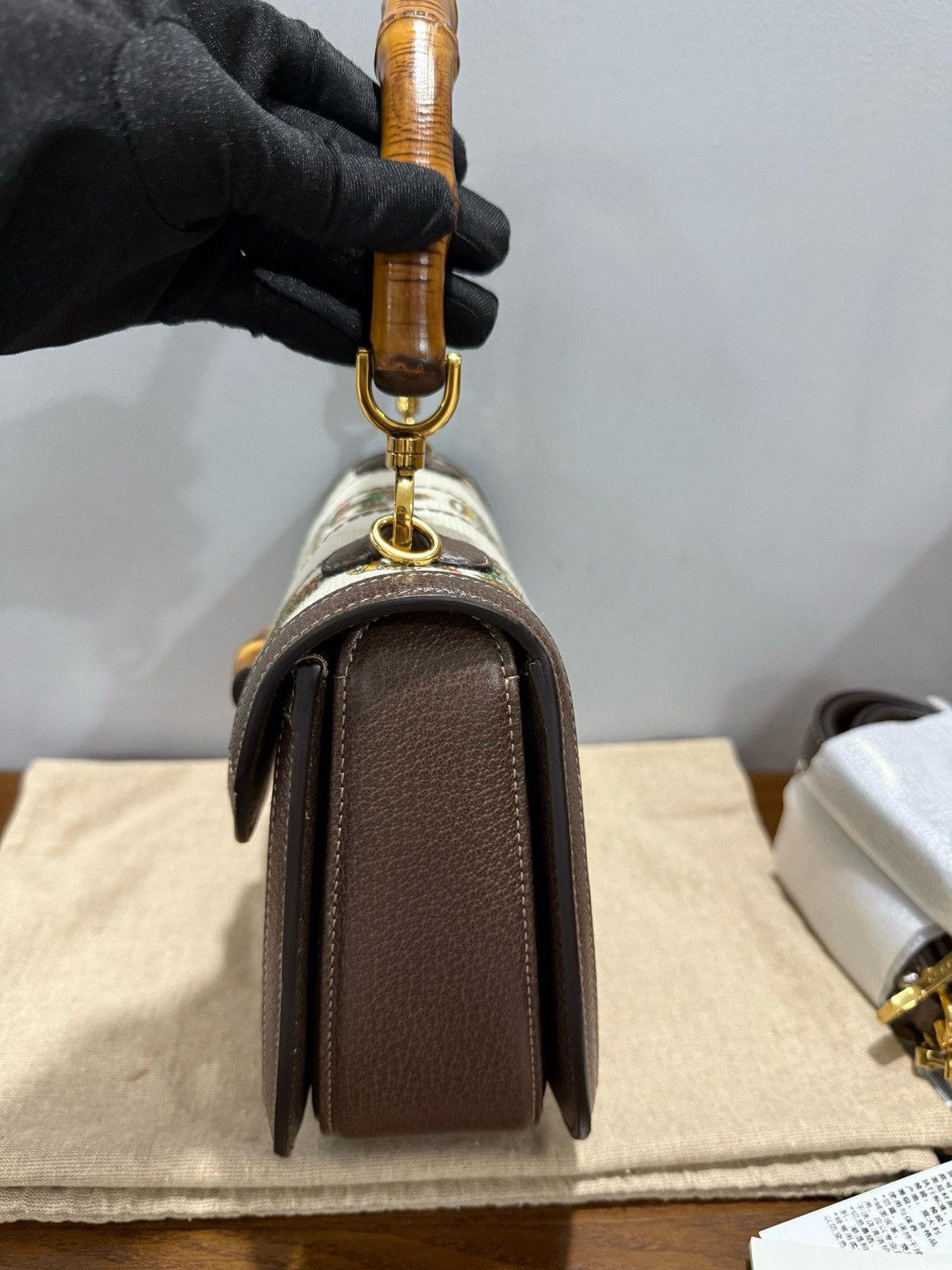 Gucci Gucci 100 Centennial Music Bamboo 1947 Handle Bag Size ONE SIZE - 15 Thumbnail