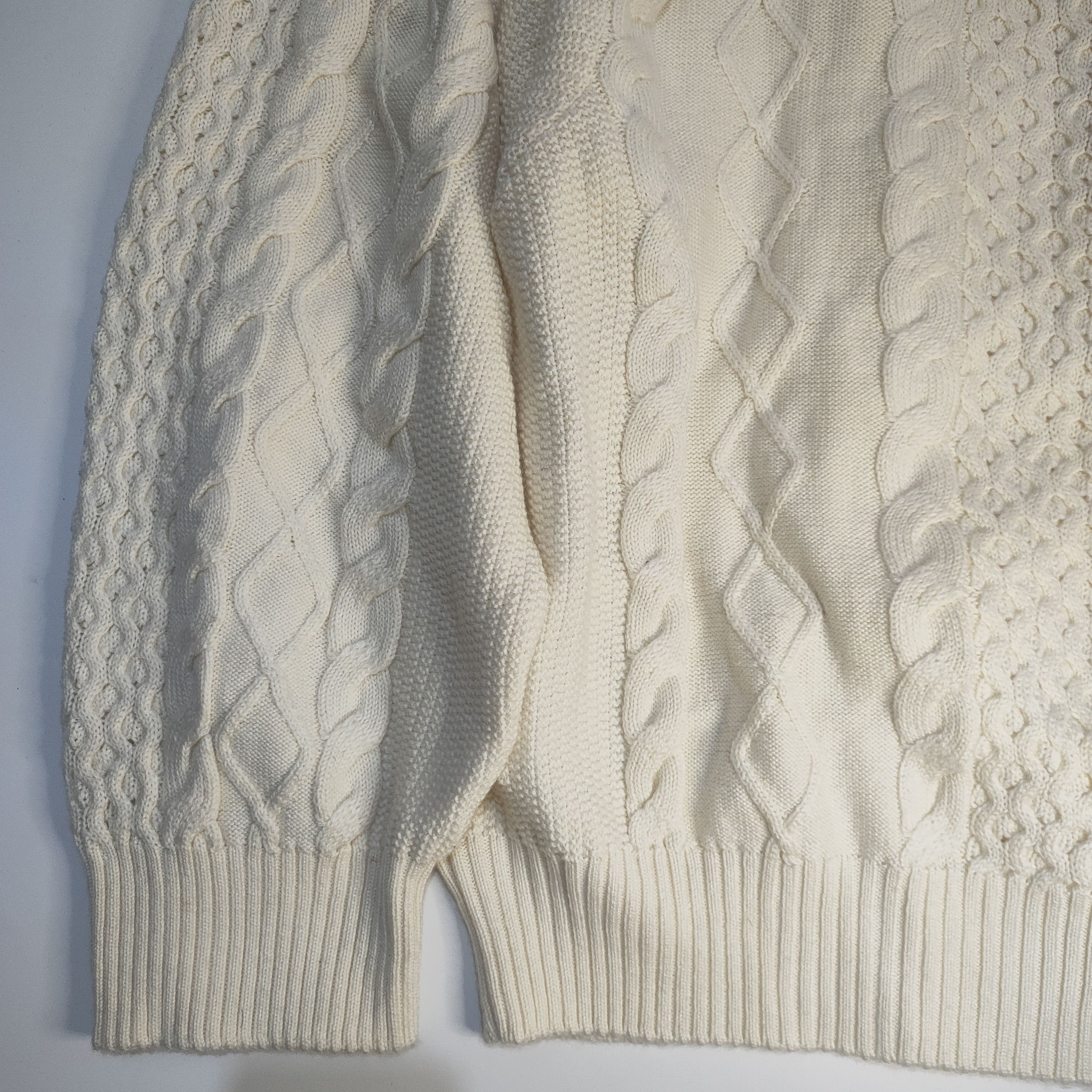 Y/Project NEW Y/PROJECT Oversized Wool Blend Sweater in Cream Size US M / EU 48-50 / 2 - 21 Thumbnail