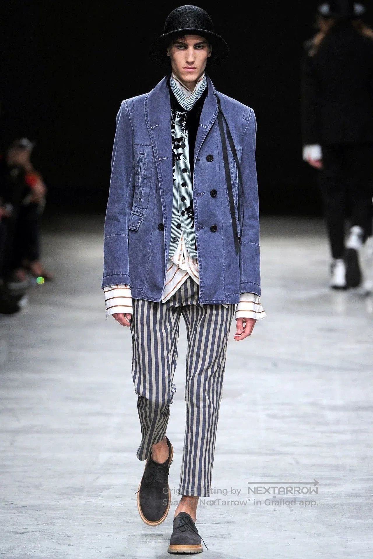 Ann Demeulemeester Blue Denim Jacket - XXS. Size US XXS / EU 40 - 1 Thumbnail