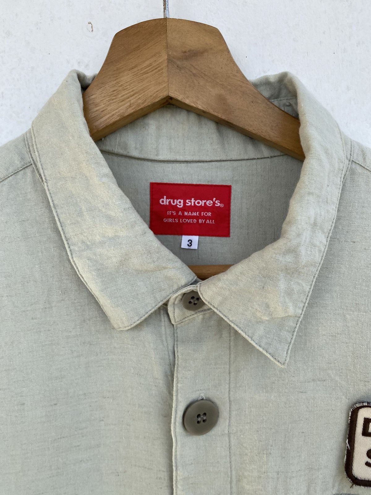 Japanese Brand Drug Store Button Up Shirt With Patches Size US M / EU 48-50 / 2 - 4 Thumbnail