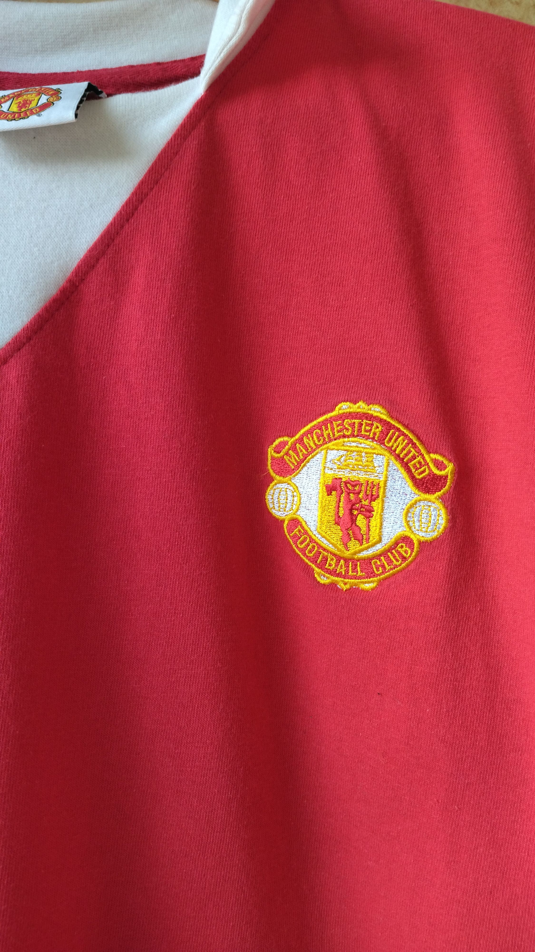 Vintage Vintage Manchester United score draw jersey Size US XXL / EU 58 / 5 - 2 Thumbnail