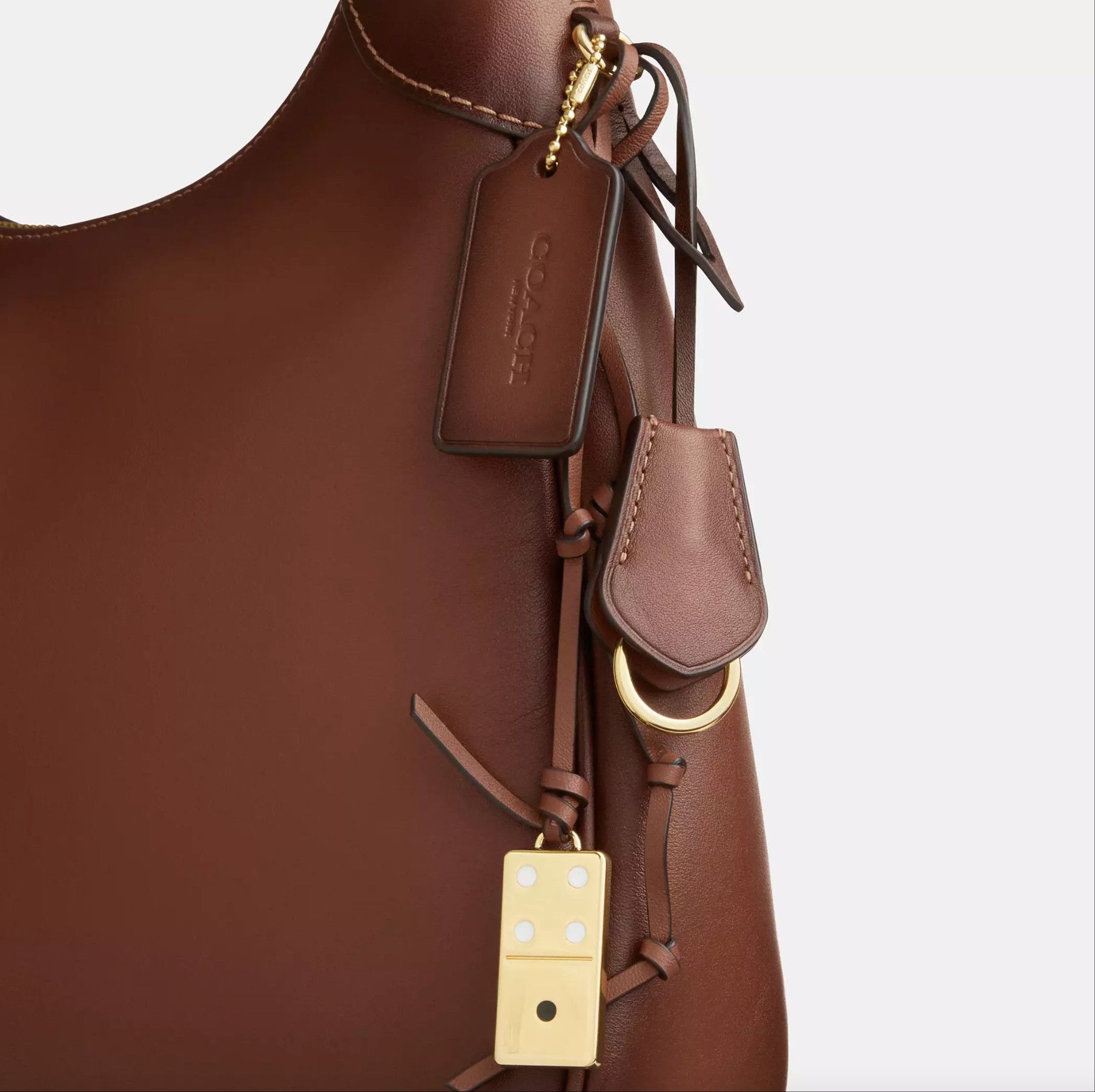 Coach Ella Shoulder Bag CDY36 Redwood Size ONE SIZE - 13 Thumbnail