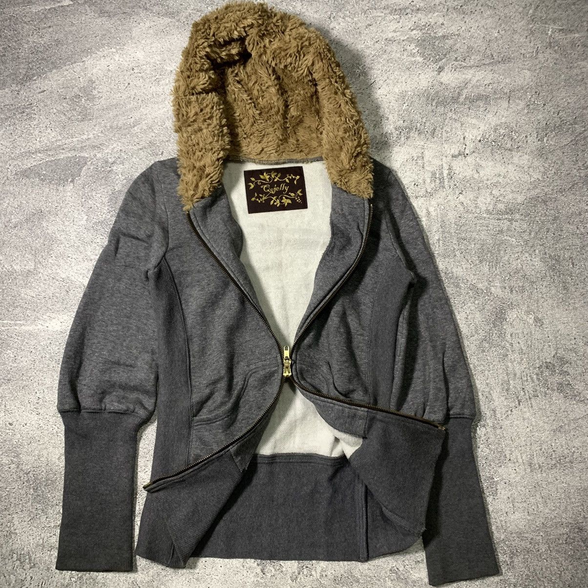 If Six Was Nine JAPANESE FUR QOJELLY ZIPHOODIE IFSIXWASNINE LGB STYLE Size US S / EU 44-46 / 1 - 4 Thumbnail