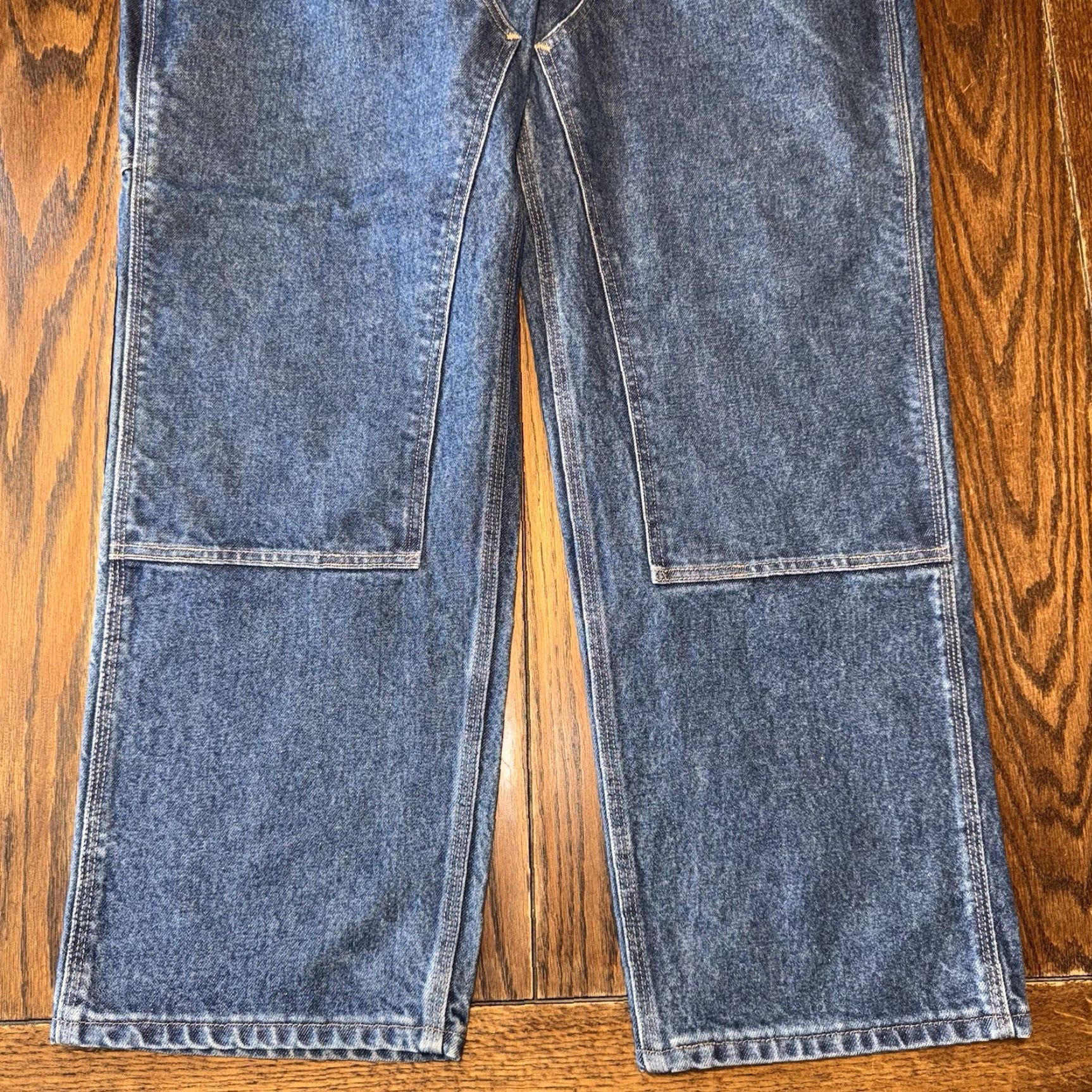 Carhartt VINTAGE Carhartt Jeans Mens 42x30 Flame-Resistant FR Work Carhartt Double Knee Denim Blue 90s Grunge Mens Size US 42 / EU 58 - 2 Thumbnail