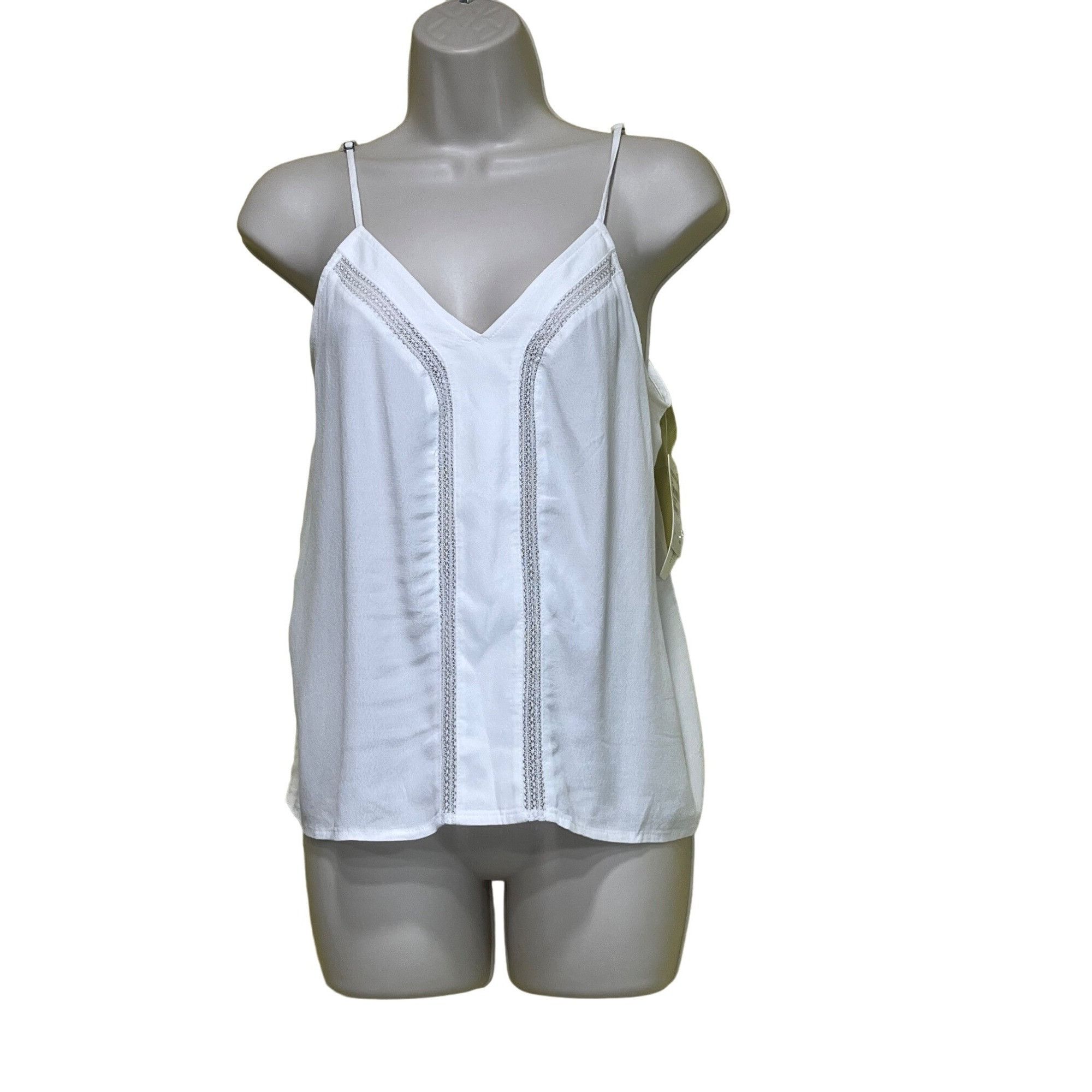 Other Treasure & Bond Lace Inset Camisole, Ivory, Sz. S Size S / US 4 / IT 40 - 1 Thumbnail