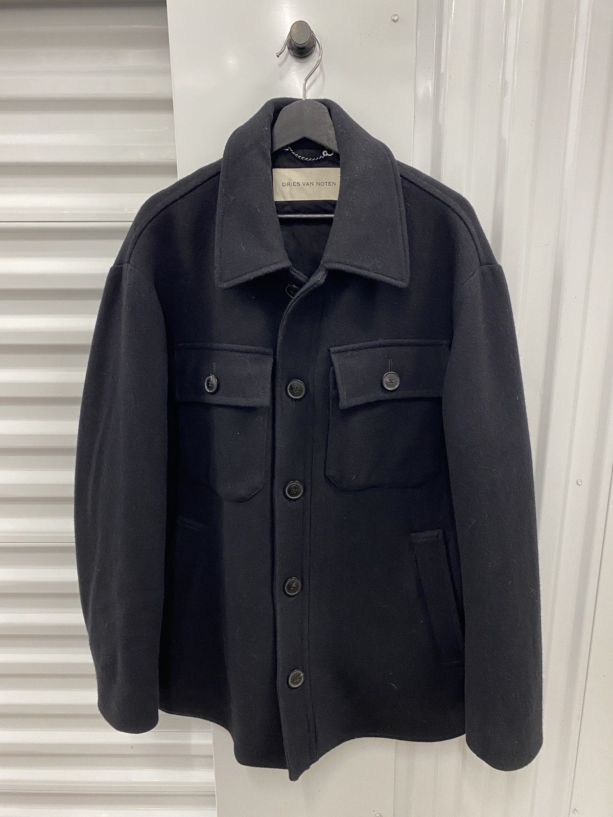 Dries Van Noten Fur Golden Fox Wool Rider Jacket | Grailed