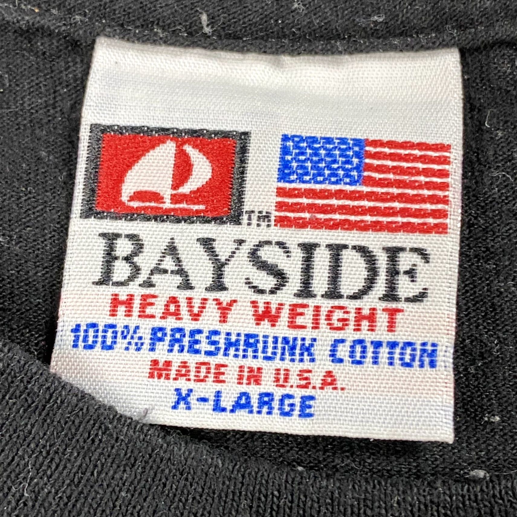 Vintage VINTAGE Bayside T-Shirt Black XL Mens Shirt Adult Regular 24" Pit to Pit 22.5" Shoulder to Shoulder WPSE RAP MUSIC TIGER JAWS 2010s Size US XL / EU 56 / 4 - 3 Thumbnail
