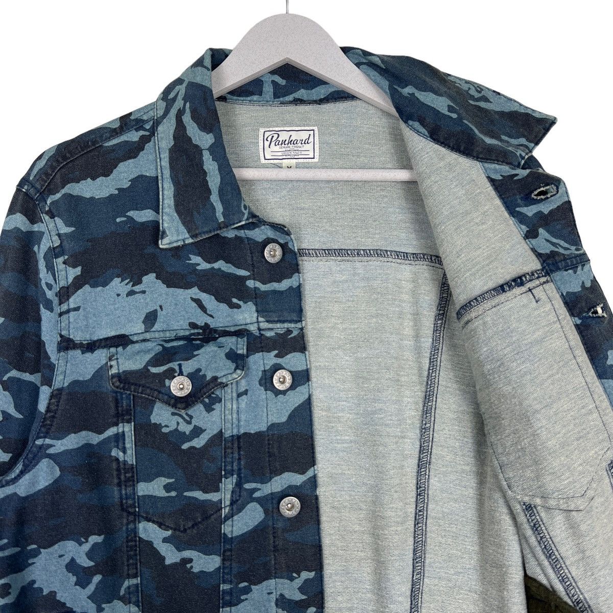Japanese Brand 🔥 PANHARD UNION MADE CAMO TRUCKER JACKET Size US M / EU 48-50 / 2 - 10 Thumbnail