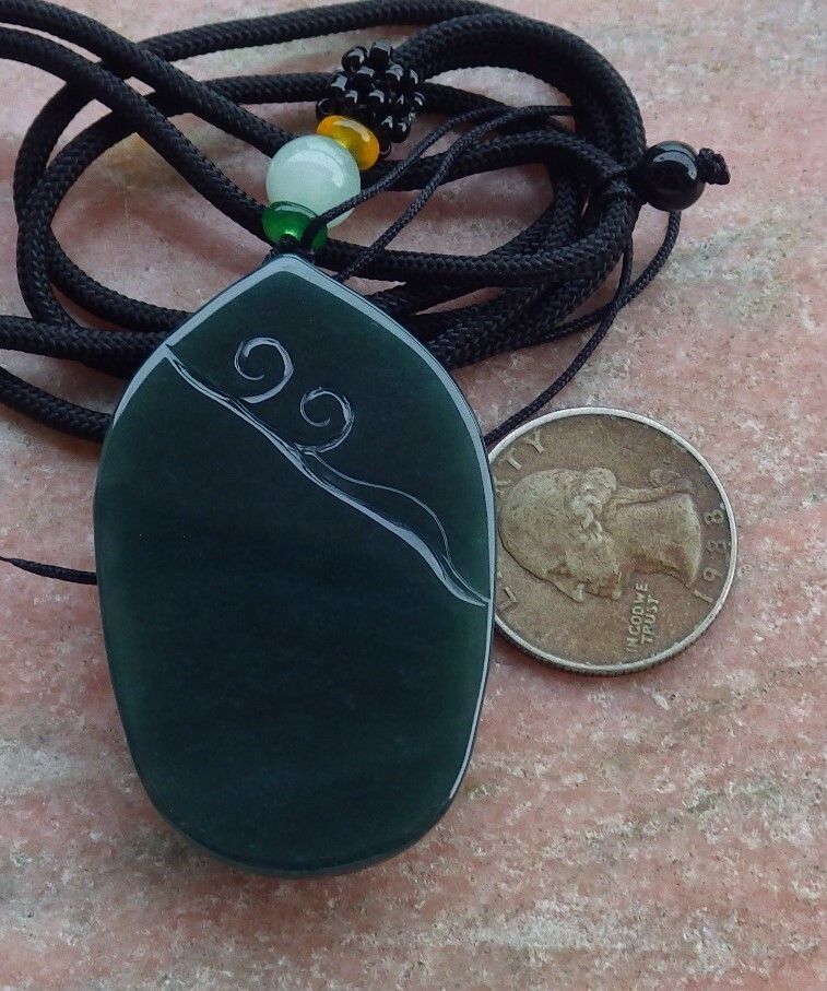 Other 106871 VS Certified Jadeite Jade Green Kwan Yin Pendant Size ONE SIZE - 8 Thumbnail