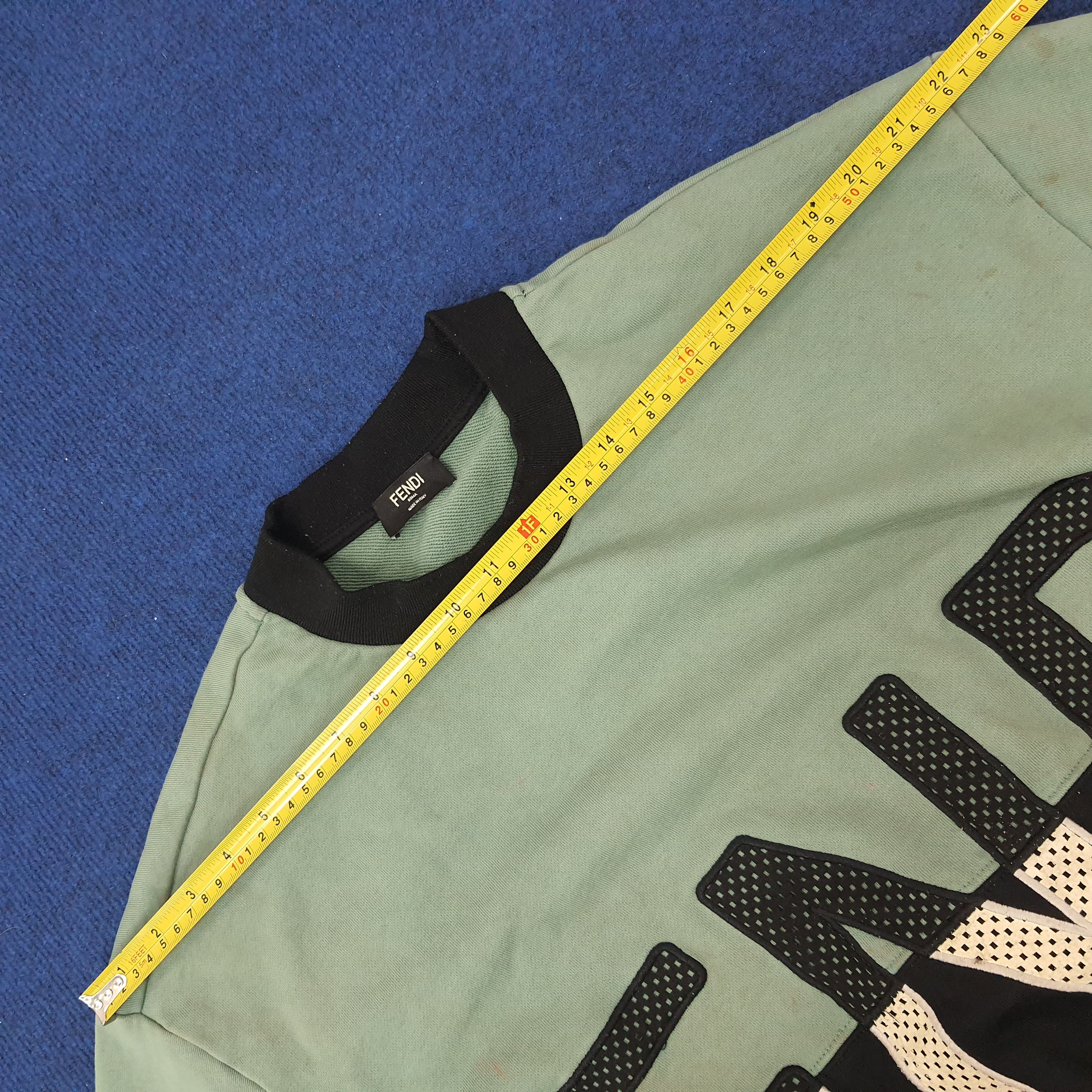 Fendi × Vintage Vintage FENDI Designer Sweatshirt C234N25 Size US L / EU 52-54 / 3 - 13 Thumbnail