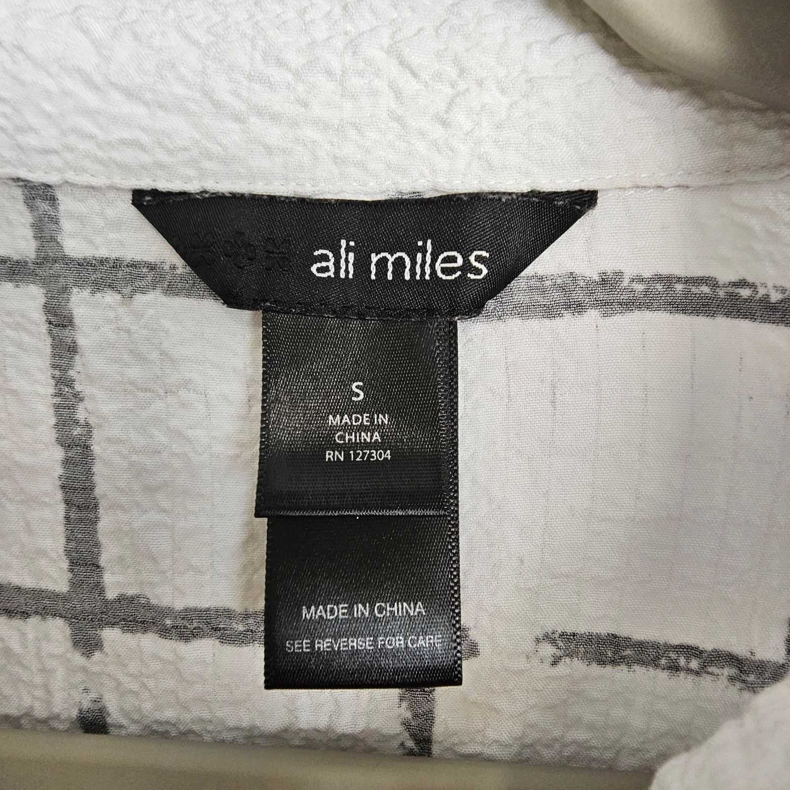 Alife Ali Miles Womens Crinkle Lagenlook Top Sz S Art To Wear Size S / US 4 / IT 40 - 6 Thumbnail