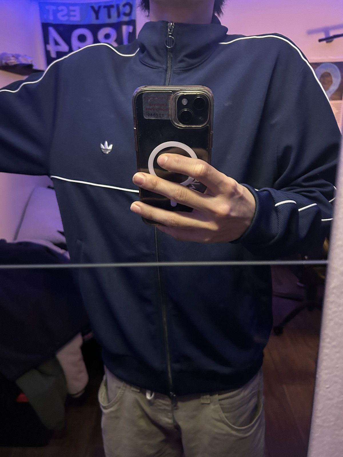 Adidas × Vintage Adidas Track Jacket Size US L / EU 52-54 / 3 - 4 Thumbnail