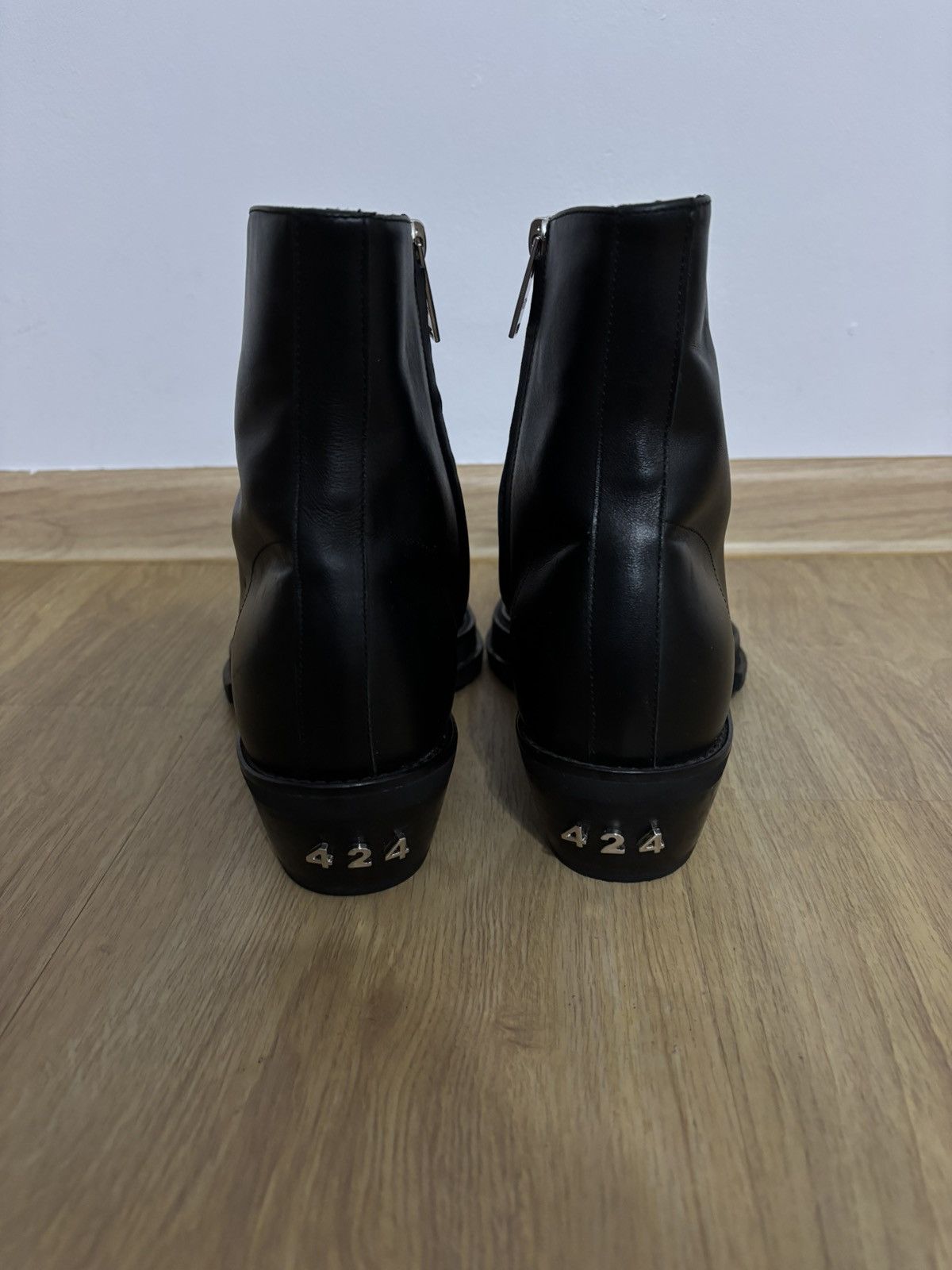 424 424 leather boots Size US 7 / EU 40 - 4 Thumbnail