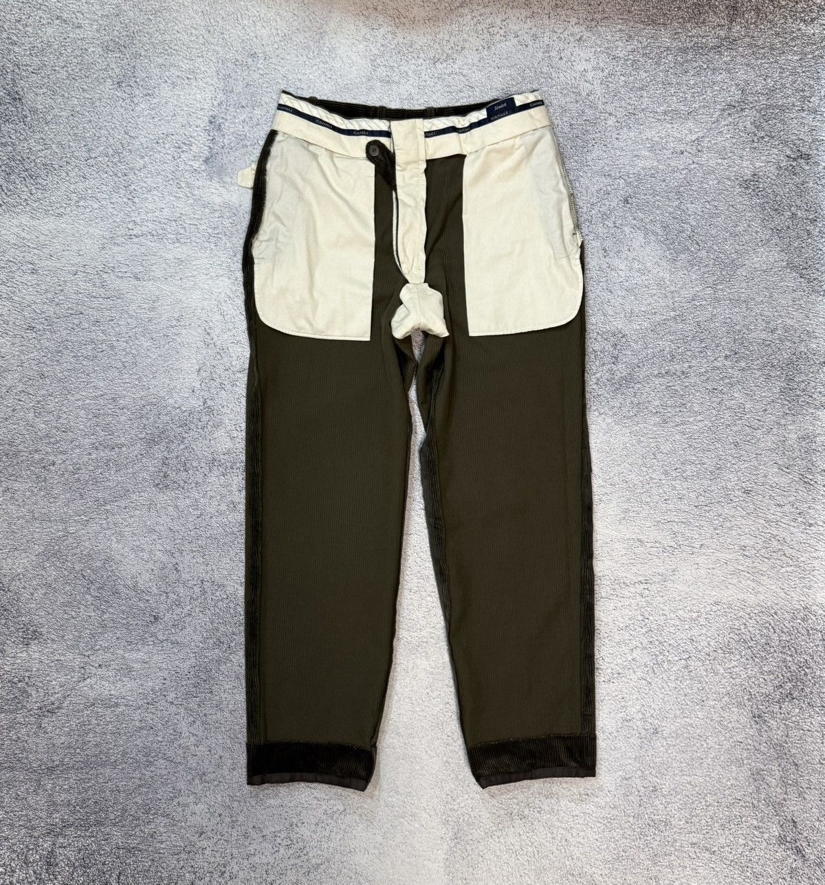 Canali Canali Men Corduroy Chino Pants Made In Italy Size 50 Luxury Size US 34 / EU 50 - 17 Thumbnail