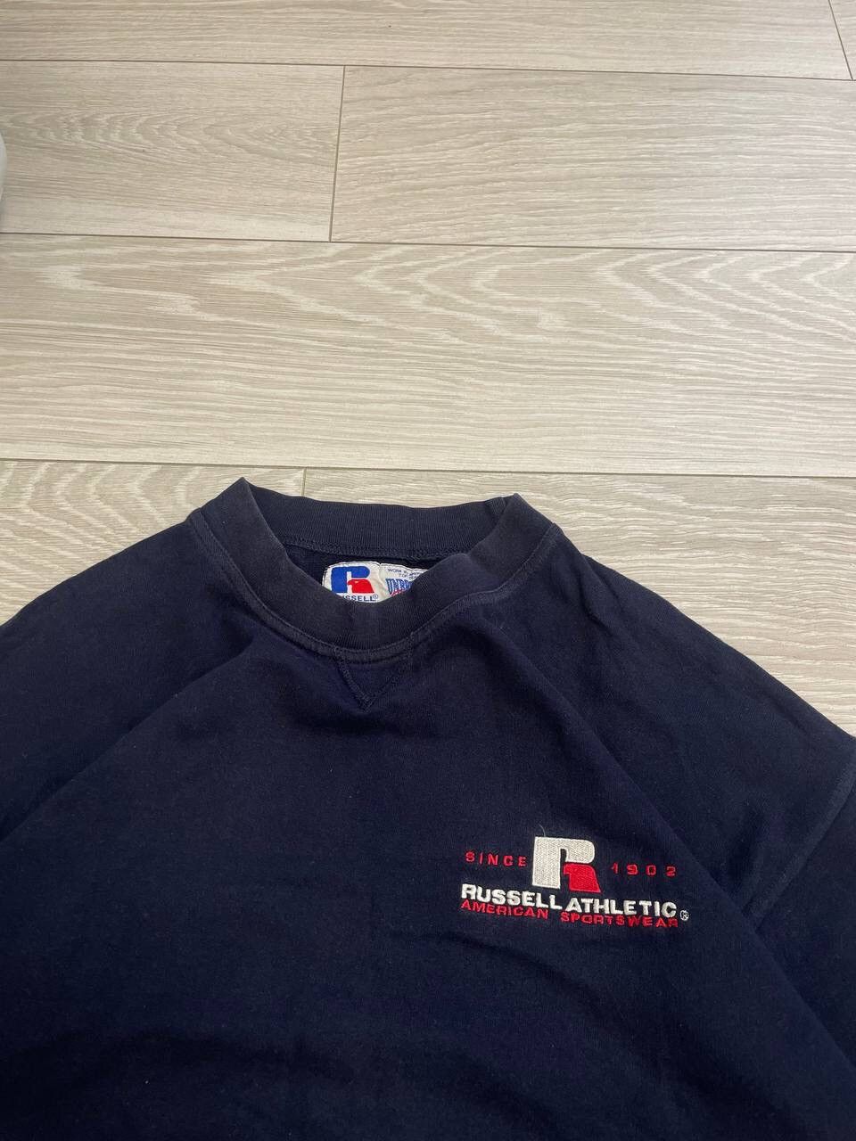 Russell Athletic × Vintage Vintage Russell Athletic Baggy Sweatshirt Y2K Size US L / EU 52-54 / 3 - 2 Thumbnail