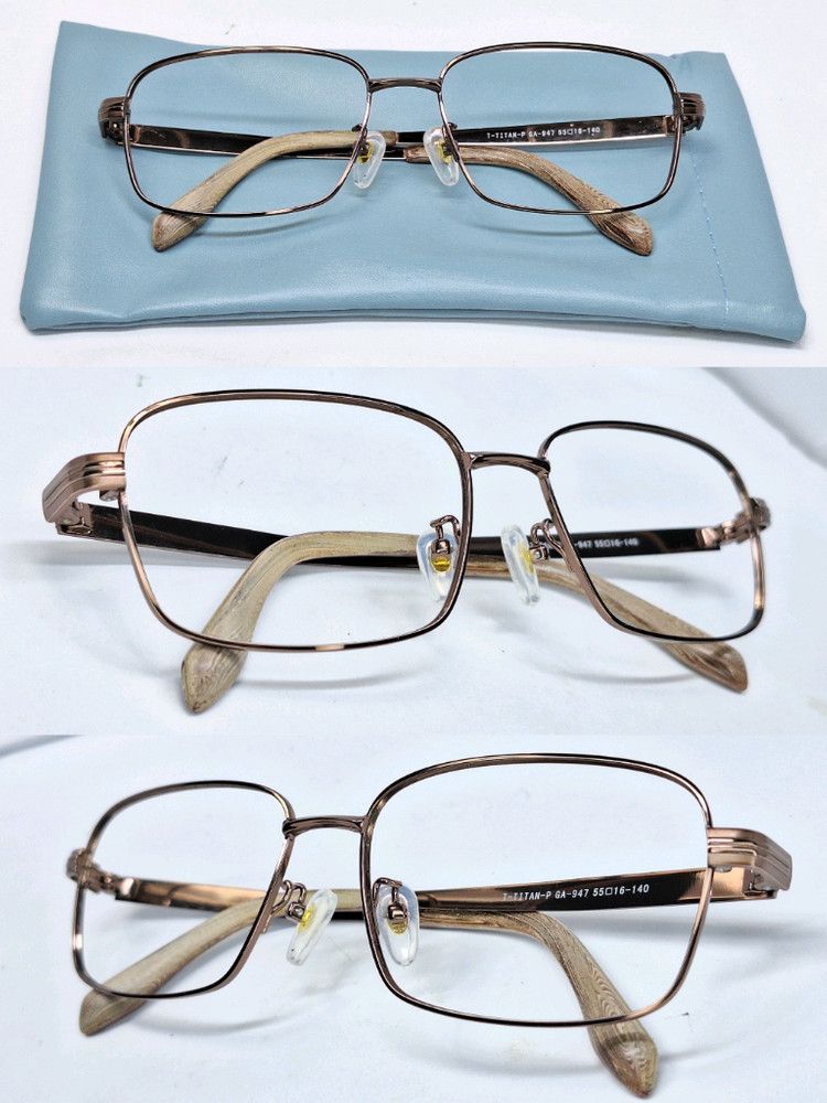 Other 2000s GALLET GA-947 Titanium Temple Metal Glasses 55mm Size ONE SIZE - 8 Thumbnail