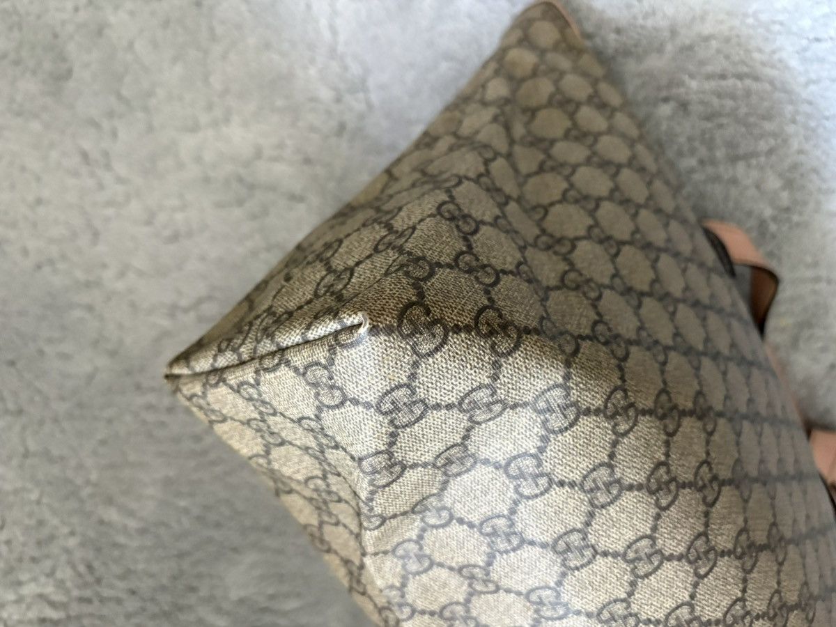 Gucci Sac a main gucci cabas en toile GG beige cuir rose Size ONE SIZE - 20 Thumbnail