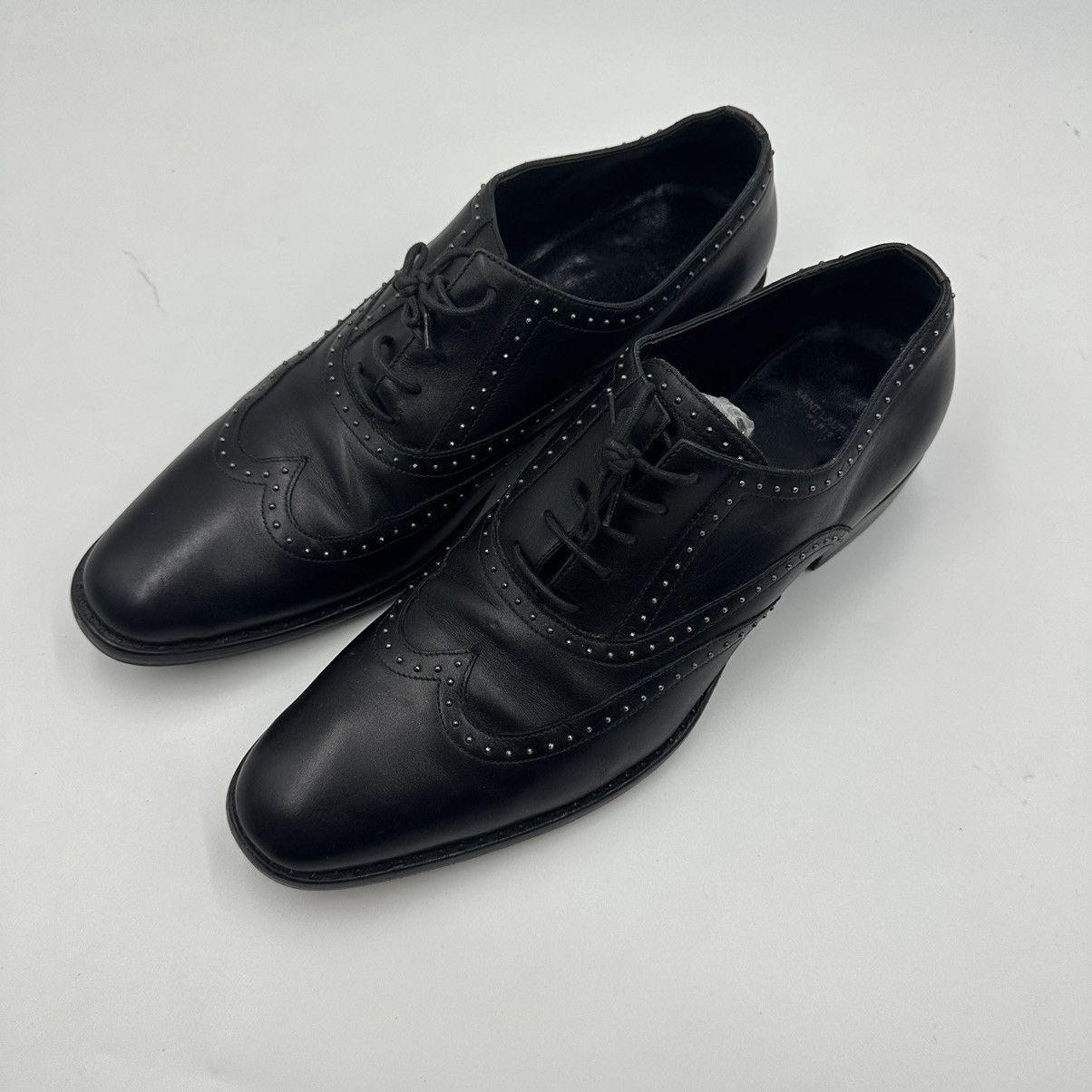 Saint Laurent Paris Saint Laurent Studded Oxford Shoes Size US 12.5 / EU 45-46 - 1 Thumbnail