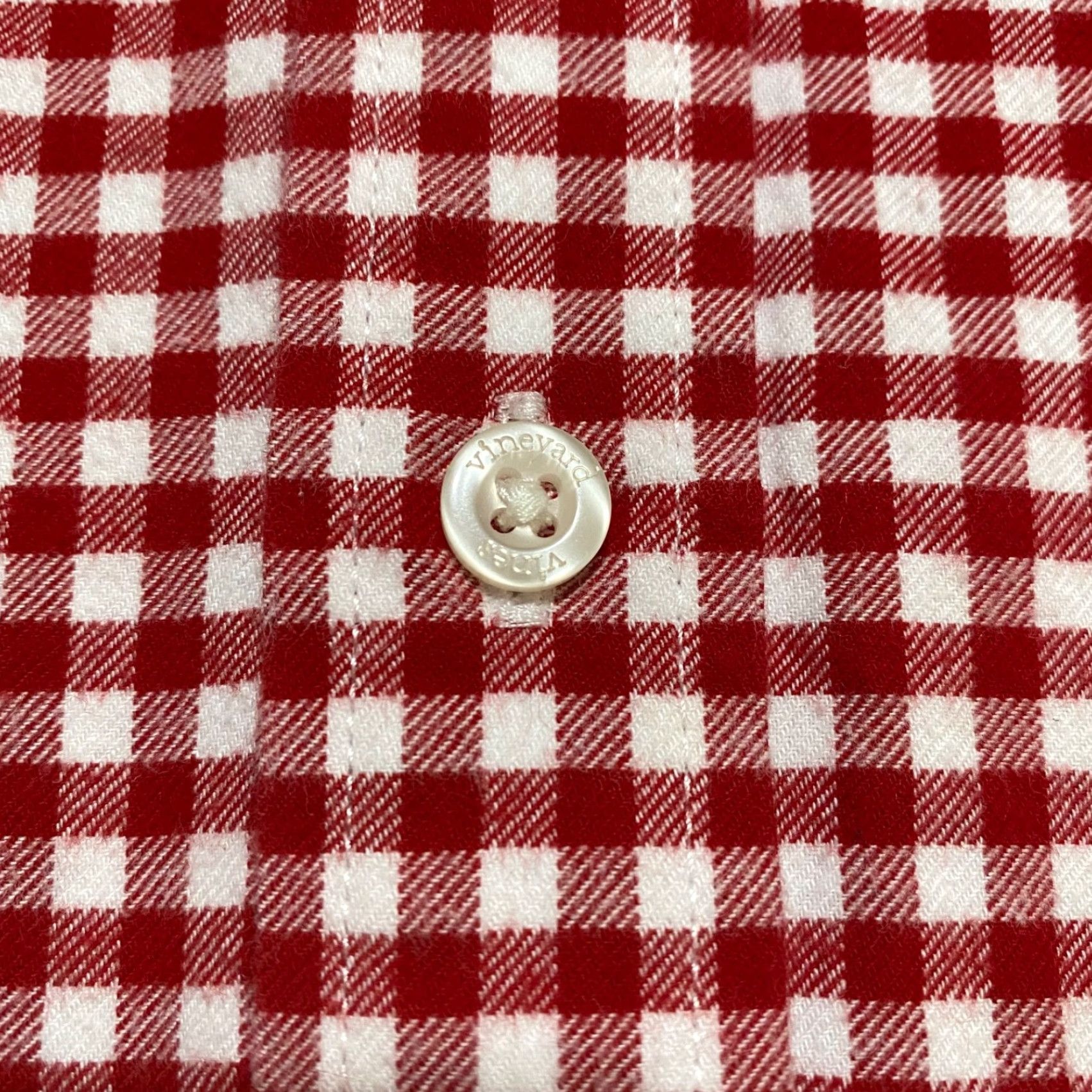 Vineyard Vines Vineyard Vines Mens Small Shirt Red Plaid Long Sleeve Button-Down Knit Slim Fit Size US S / EU 44-46 / 1 - 4 Thumbnail