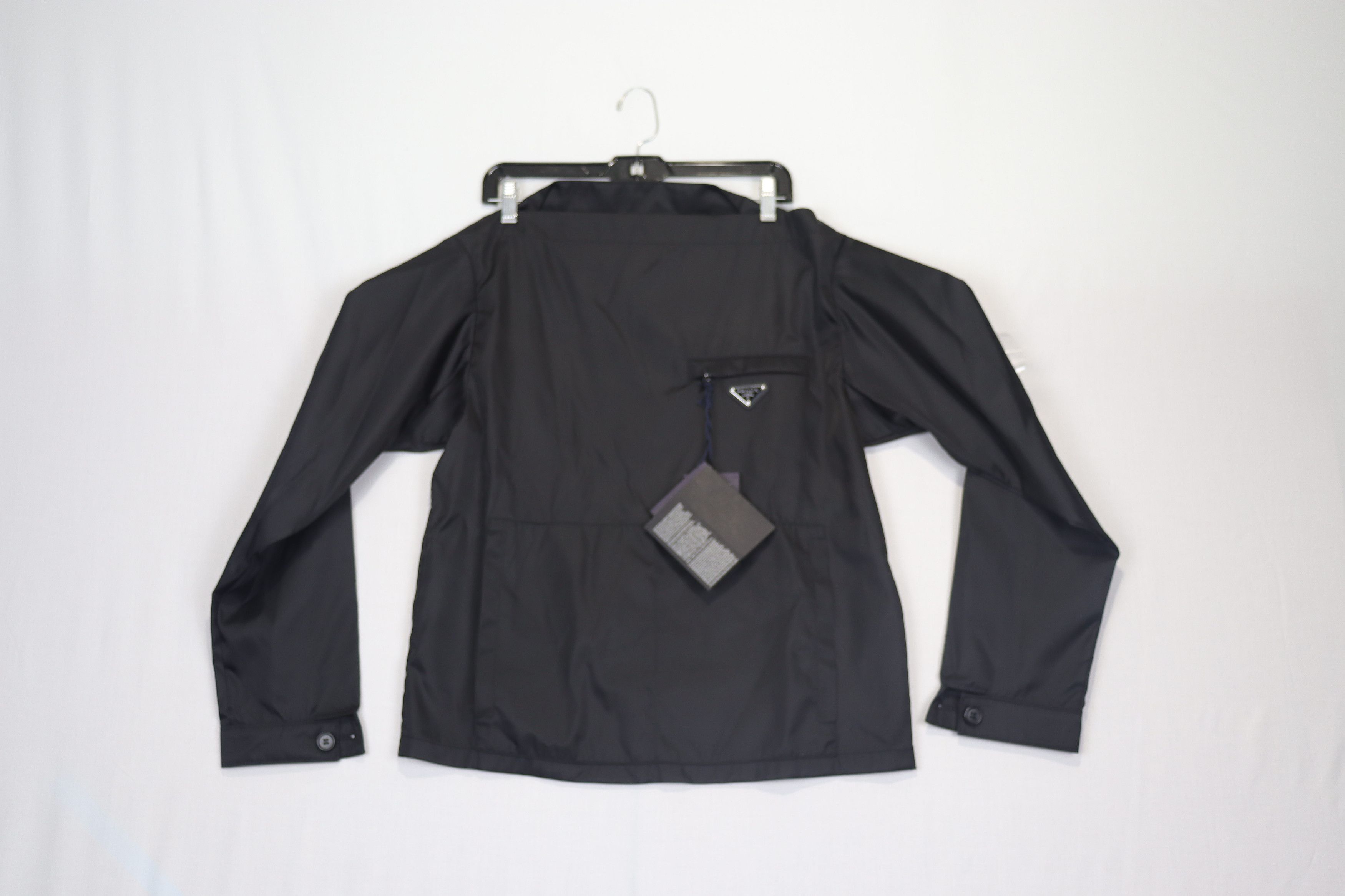 Prada o1rshd Re Nylon Triangle Logo Re-Nylon Blouson in Black Size US S / EU 44-46 / 1 - 13 Thumbnail