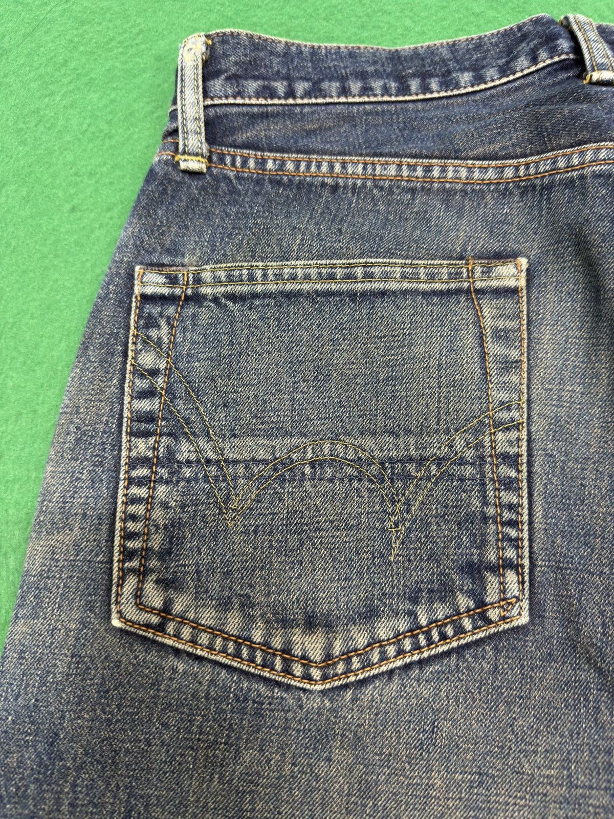 If Six Was Nine A30 Vintage Rusty Selvedge Edwin 505 Distressed Size US 30 / EU 46 - 9 Thumbnail