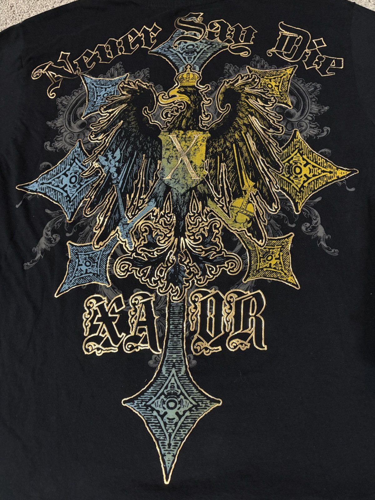 Affliction Vintage Y2K Decoded Affliction Shirt Size Large Double Sided Size US L / EU 52-54 / 3 - 4 Thumbnail