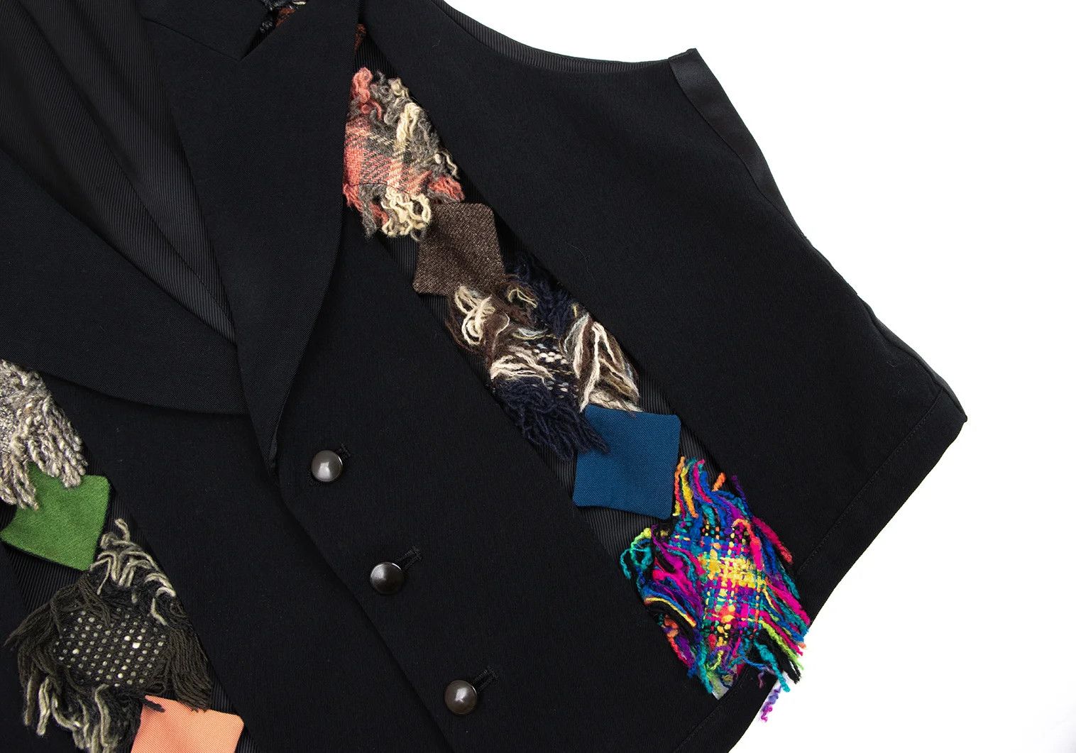 Yohji Yamamoto Yohji Yamamoto Argyle Vest in Black Size US M / EU 48-50 / 2 - 9 Thumbnail