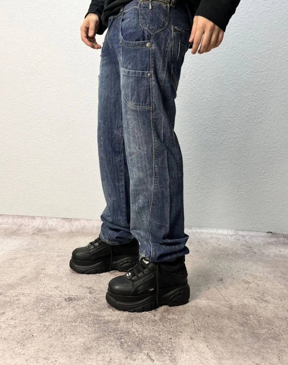 Emporio Armani × Japanese Brand Emporio Armani Jeans Vintage Streetwear Y2K Size US 31 - 4 Thumbnail