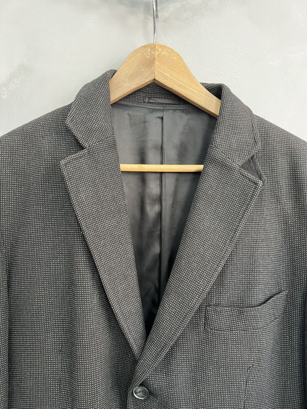 Balmain Vintage 3 button Balmain blazer jacket gray Size 52R - 5 Thumbnail