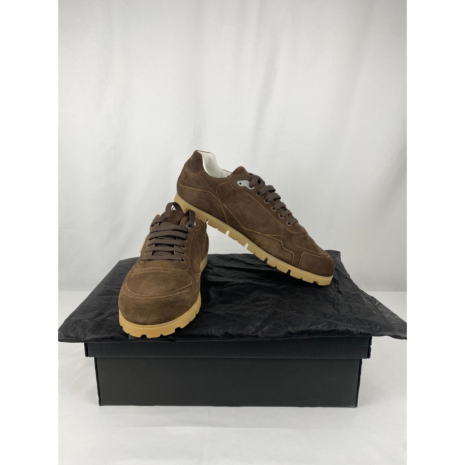 Prada o1rshd1 Calzature Uomo in Moro Size US 12 / EU 45 - 18 Thumbnail