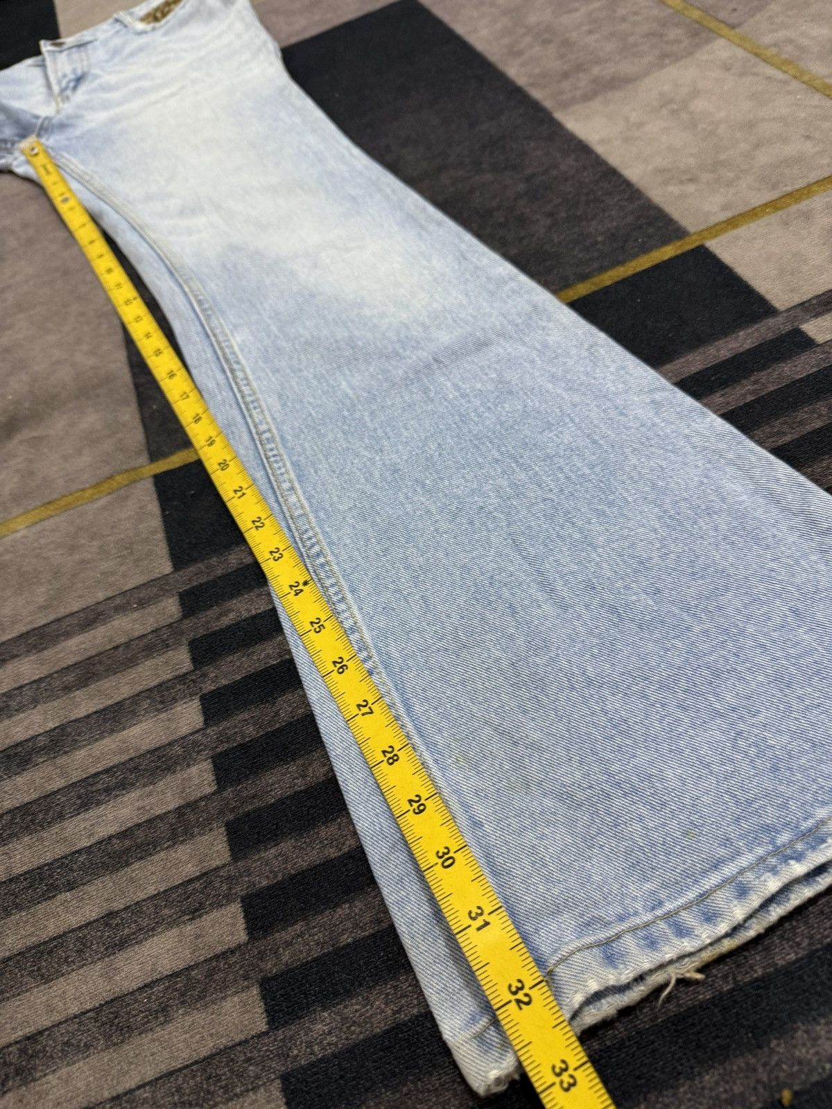 If Six Was Nine JASSIE FLARE LEO PARD IFSIX DENIM PANTS Size US 29 - 11 Thumbnail
