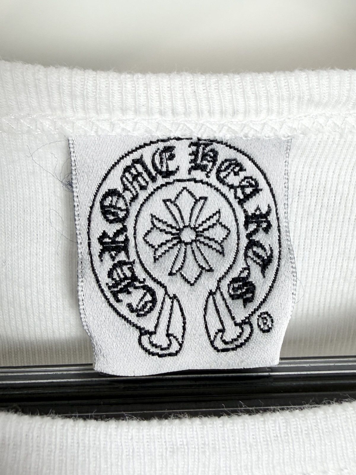 Chrome Hearts Chrome Hearts Vintage USA Flag Scroll Logo Baby Tee Tshirt Size S / US 4 / IT 40 - 6 Thumbnail