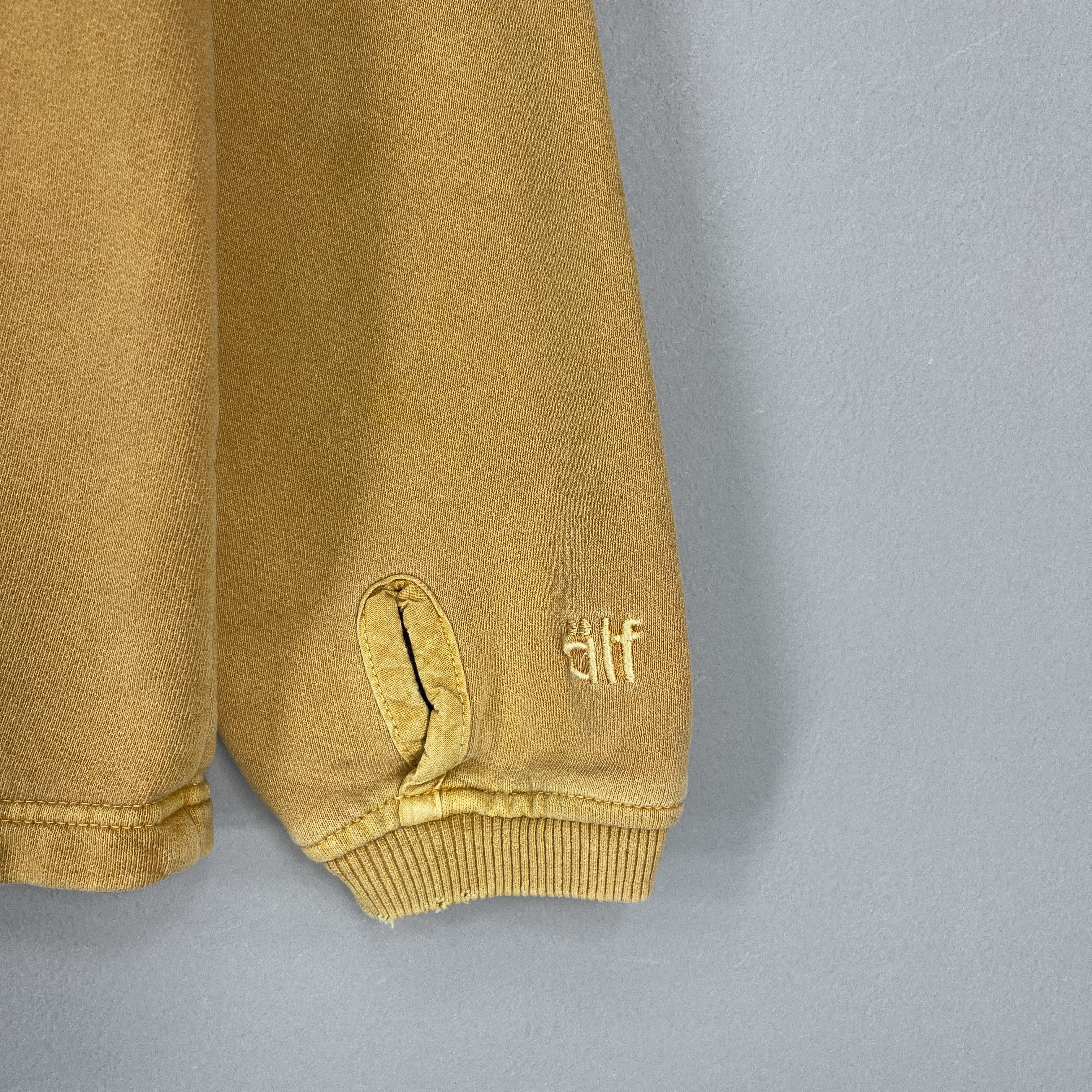 Vintage ALF Tyrolean Tape Snap Button Distressed Sweater