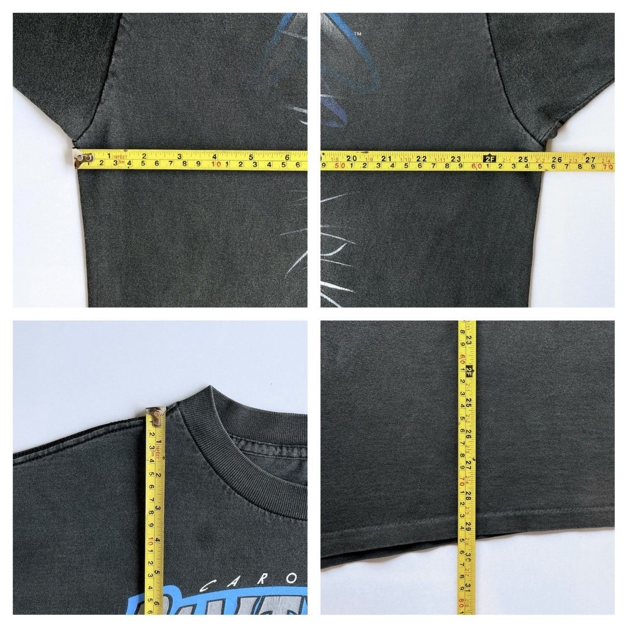 Salem Sportswear × Vintage 90s Carolina Panthers NFL t-shirt/ XL Size US XL / EU 56 / 4 - 9 Thumbnail