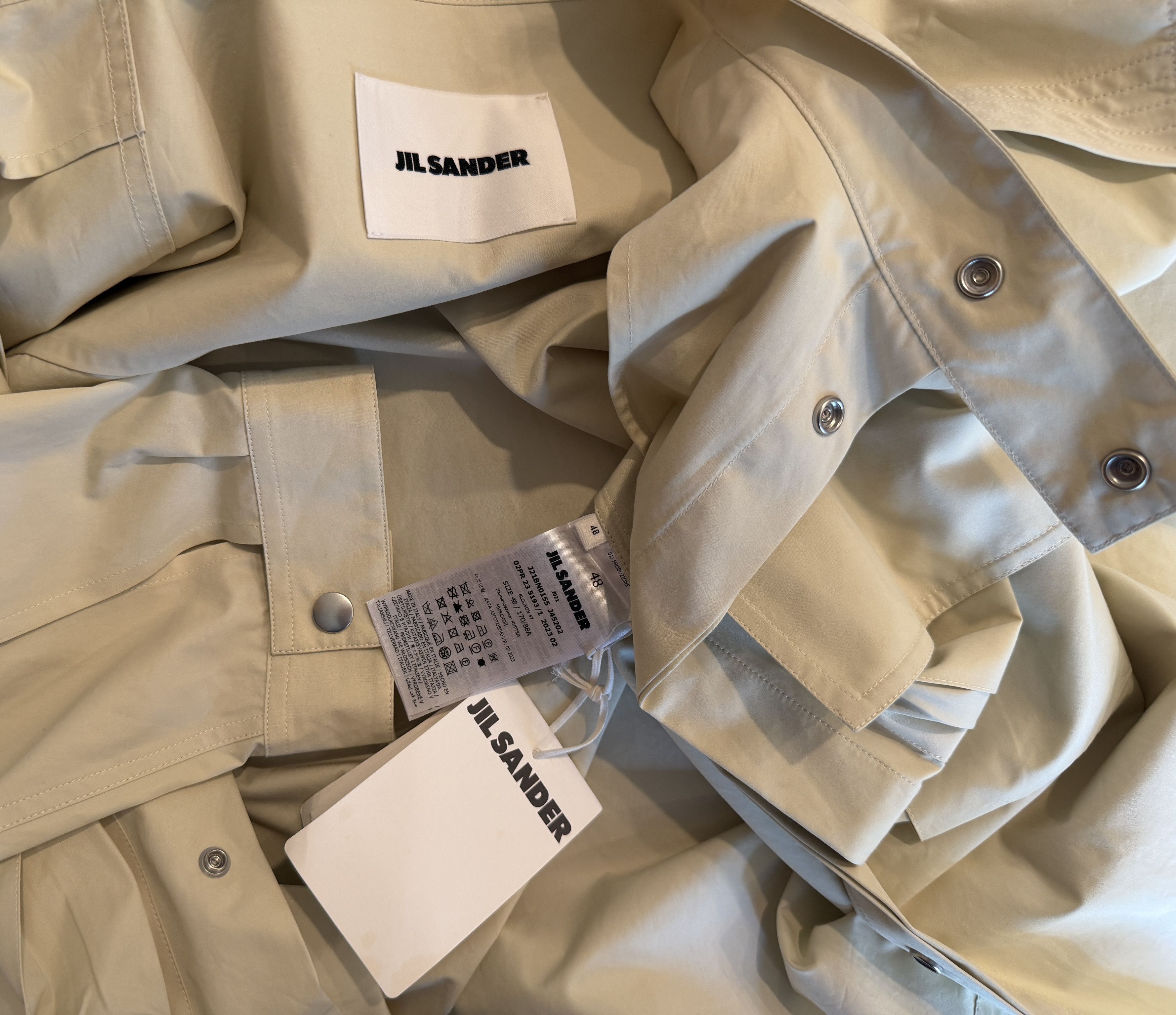 Jil Sander Long-Sleeve Cotton Jacket Size US M / EU 48-50 / 2 - 6 Thumbnail