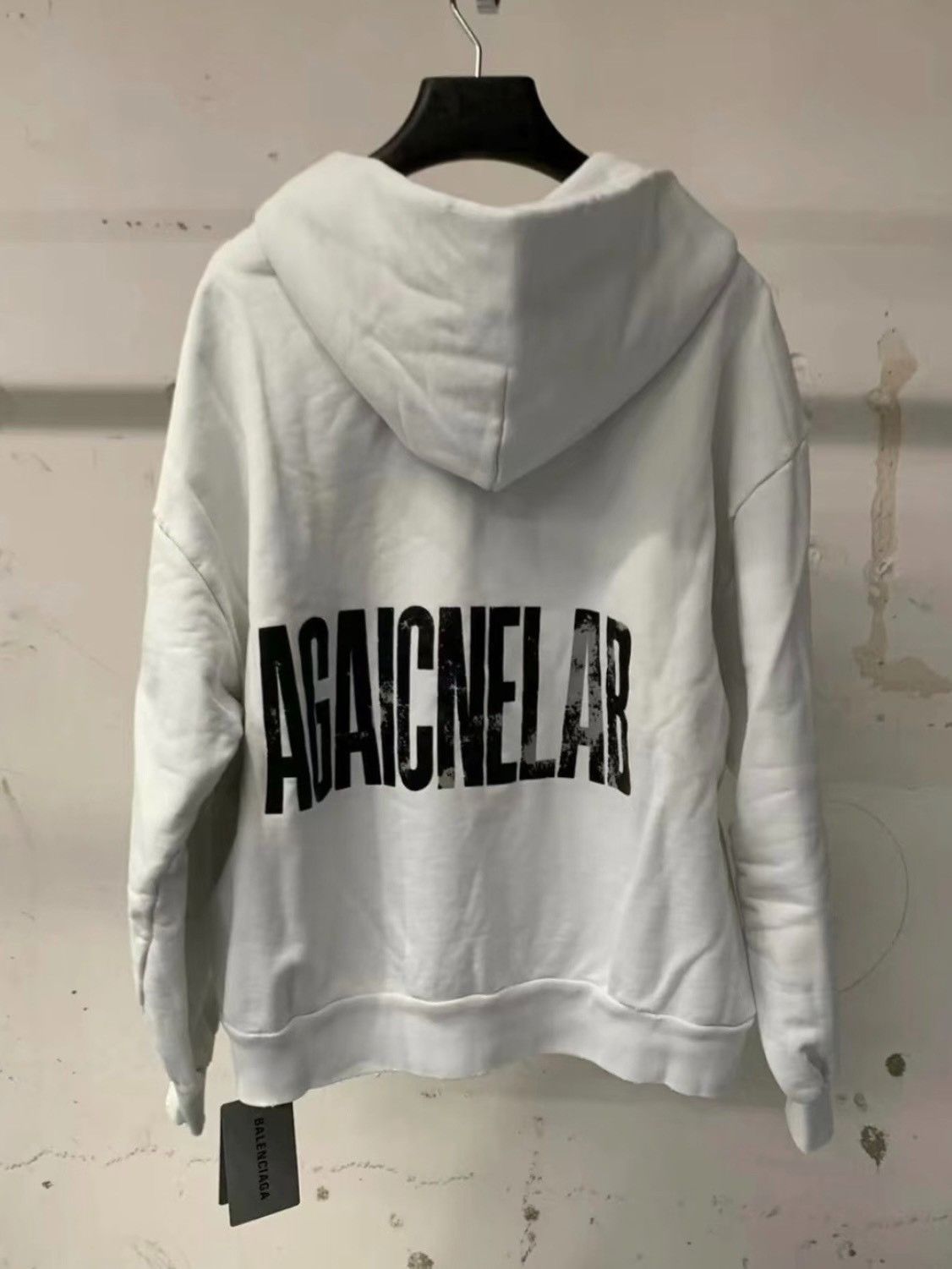 Balenciaga Balenciaga Reverse Logo Zip Hoodie Size US M / EU 48-50 / 2 - 1 Thumbnail