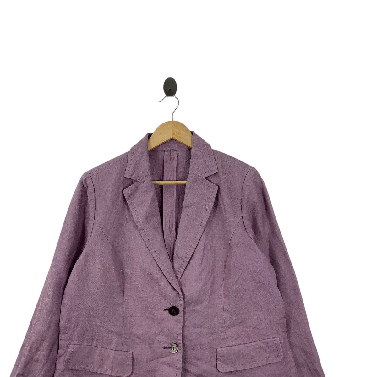 Ermenegildo Zegna Vintage ERMENEGILDO ZEGNA x LEILIAN Collection Blazer Coat Size M / US 6-8 / IT 42-44 - 2 Thumbnail