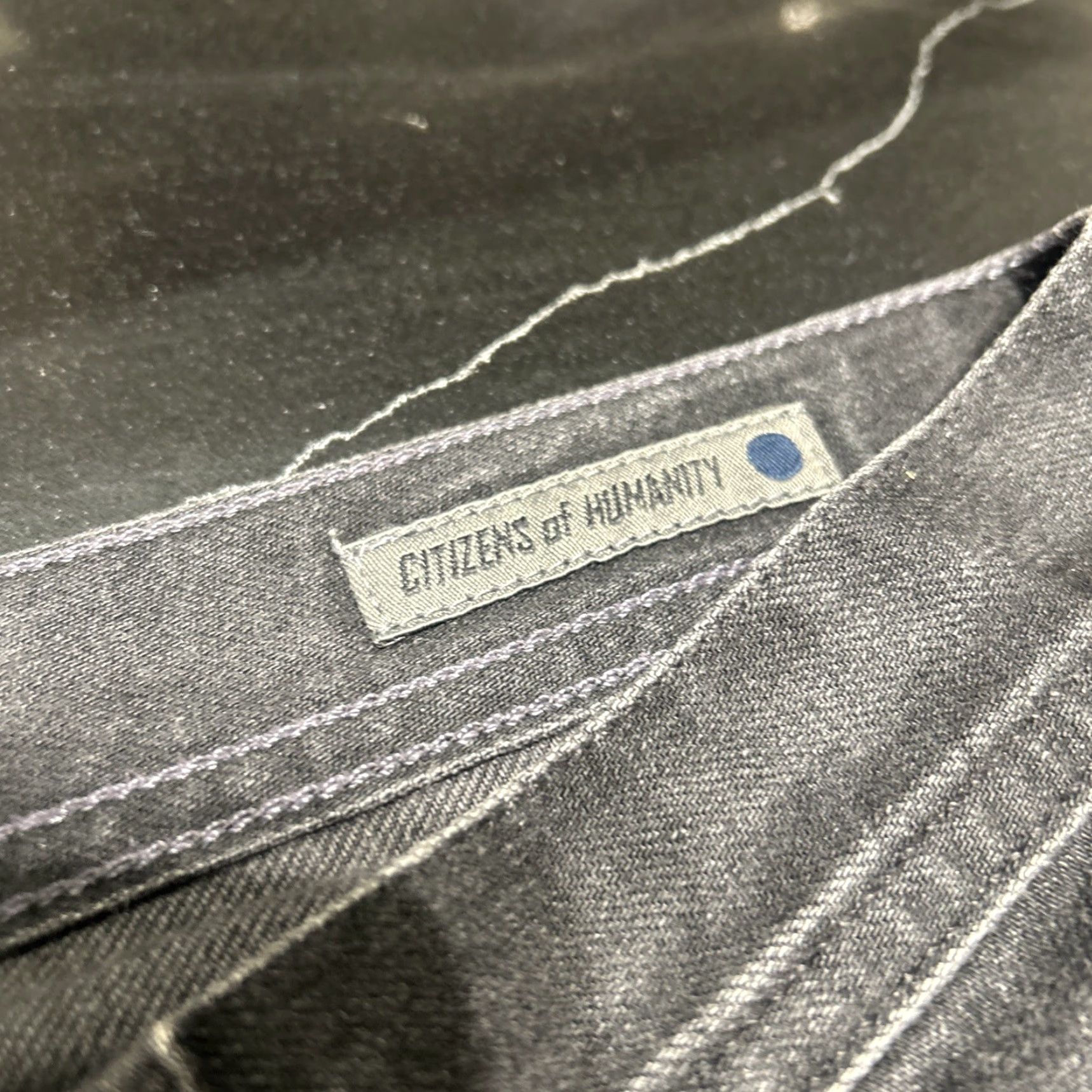 Citizens Of Humanity VINTAGE Citizens of Humanity Core Slim Straight Jeans Won Washed Black 32/27 Men Slim 5-Pocket Jeans City Streetwear Size US 32 / EU 48 - 3 Thumbnail