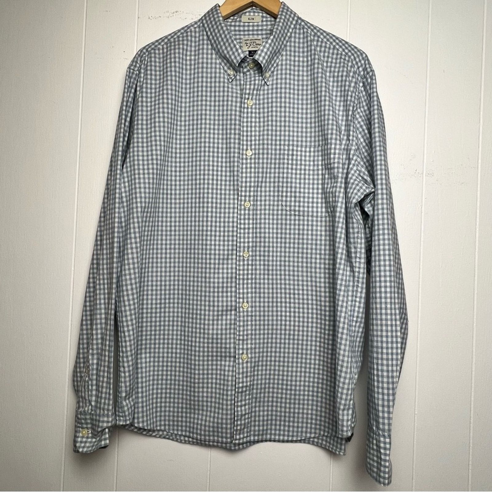J.Crew J Crew Blue & White Gingham Button Down Shirt Men’s Size XL Size US XL / EU 56 / 4 - 6 Thumbnail
