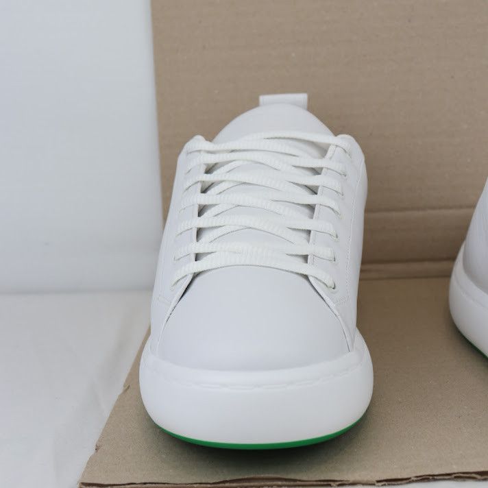 Bottega Veneta o1rshd1 Tennis Calf Rubber Sole Sneaker in Optic White Size US 12 / EU 45 - 6 Thumbnail